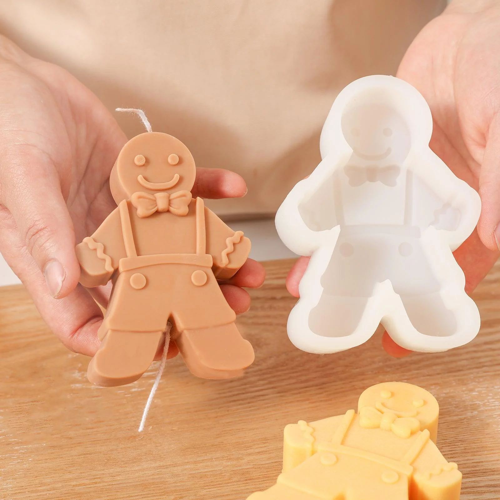 The Gingerbread Kid Silicone Candle Mold - Image 3