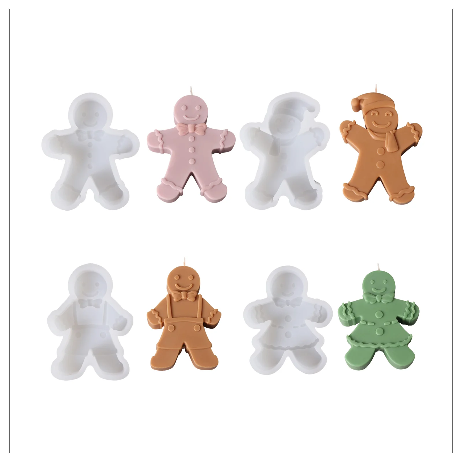 The Gingerbread Papa Silicone Candle Mold - Image 9