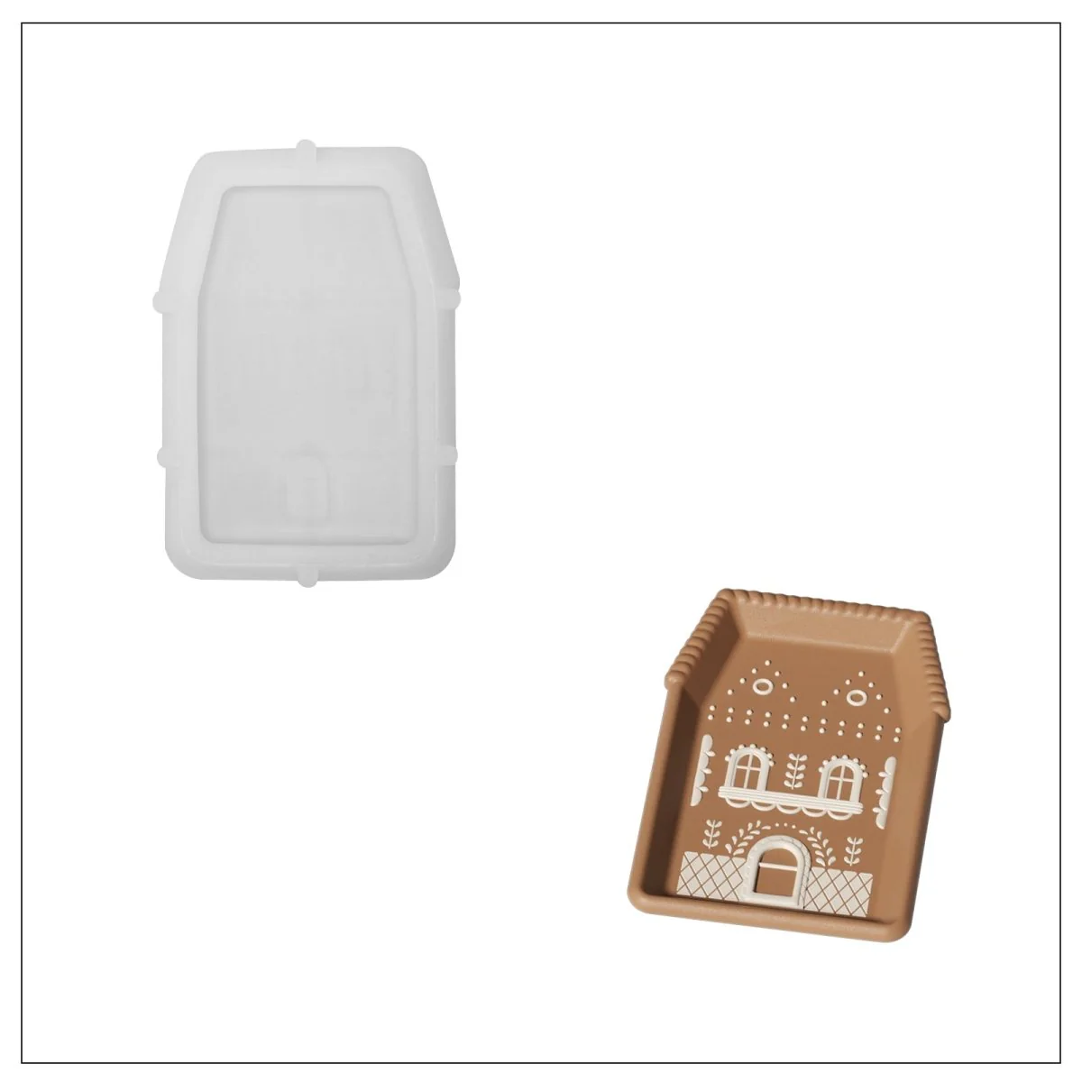 Gingerbread Cottage Tray Silicone Mold Collection - Image 10