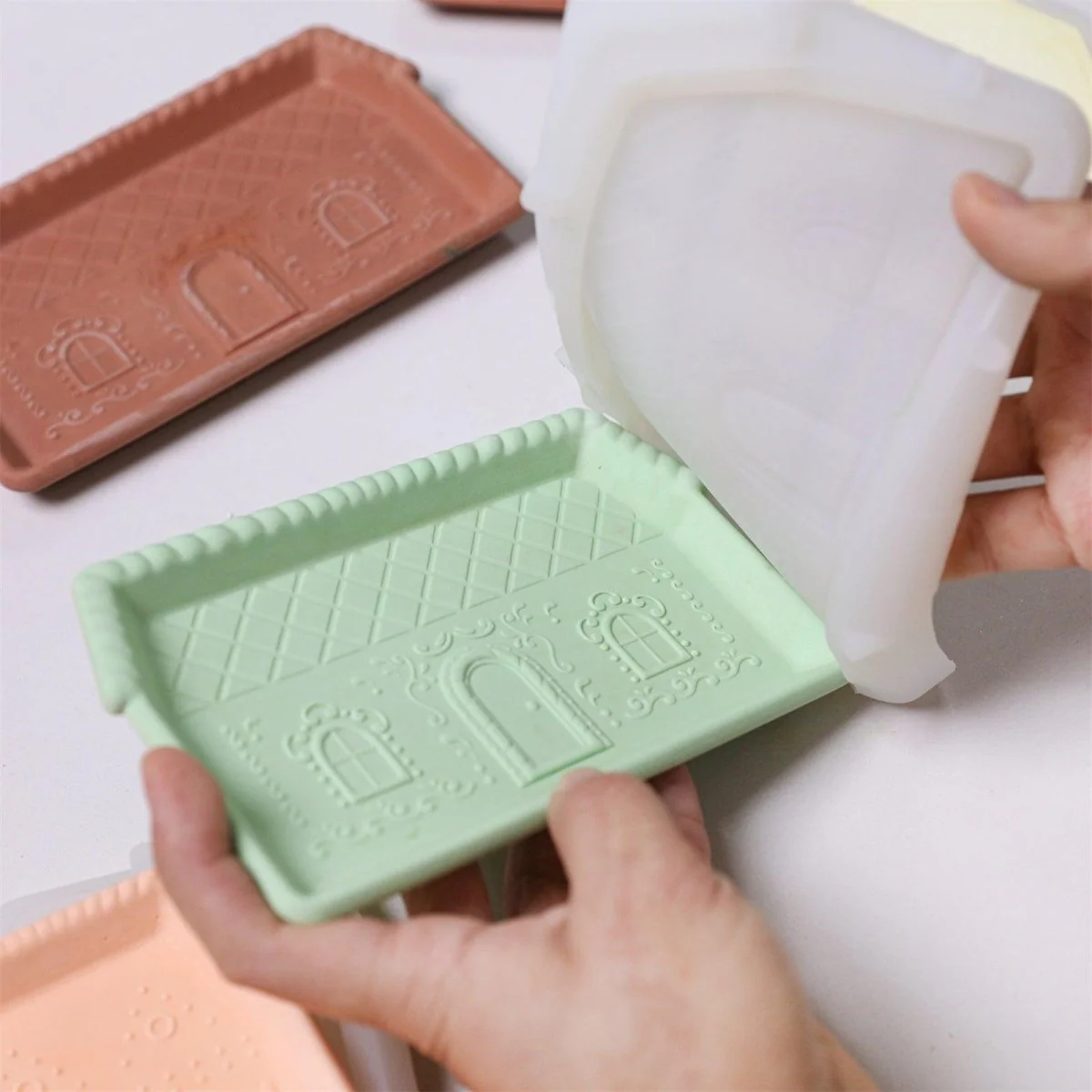 Gingerbread Cottage Tray Silicone Mold Collection - Image 4