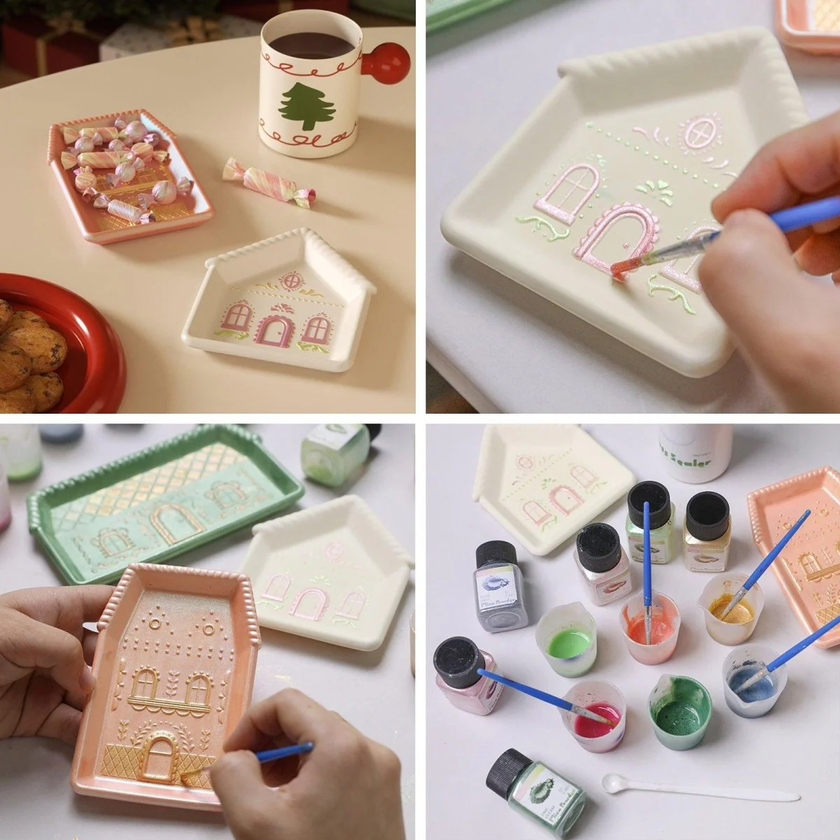 Gingerbread Cottage Tray Silicone Mold Collection - Image 5