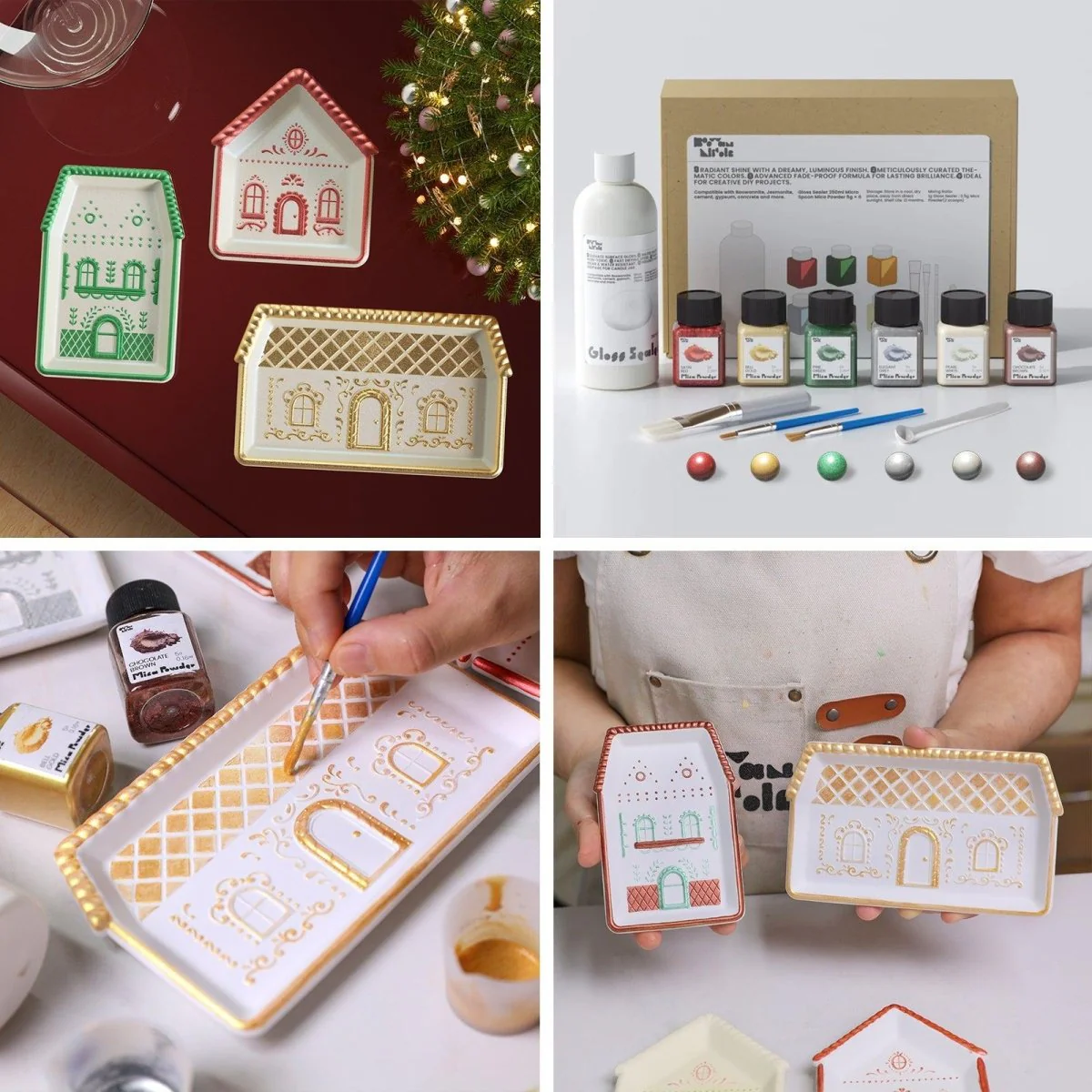 Gingerbread Cottage Tray Silicone Mold Collection - Image 6
