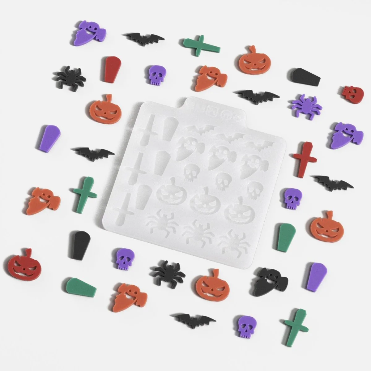 Boo-tiful Halloween Wax Embeds Silicone Mold