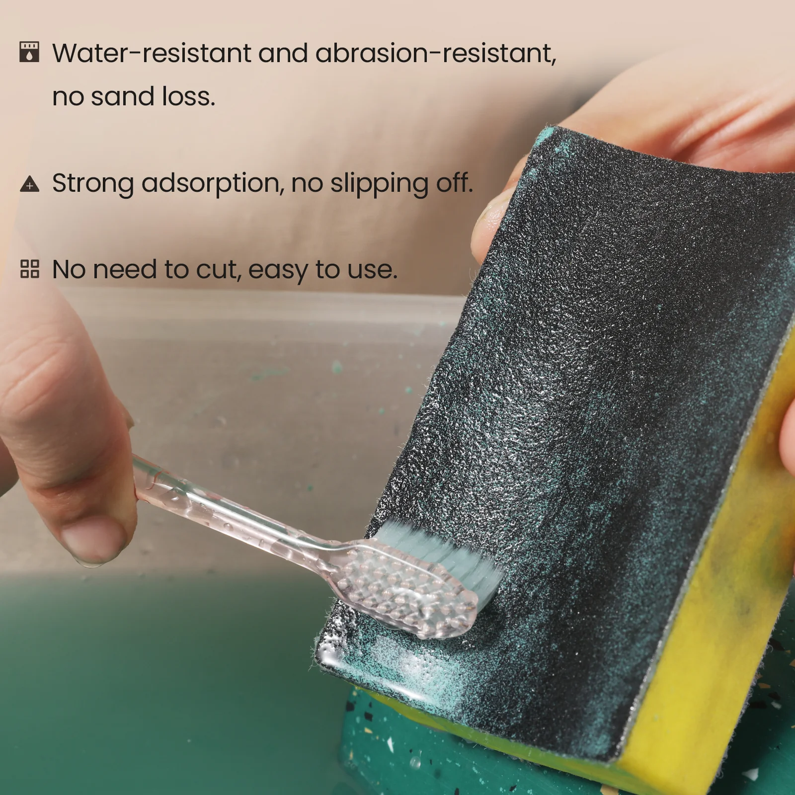 Wet&Dry Right Angle / Sharp Angle Hand Sander/Sanding Block - Image 6
