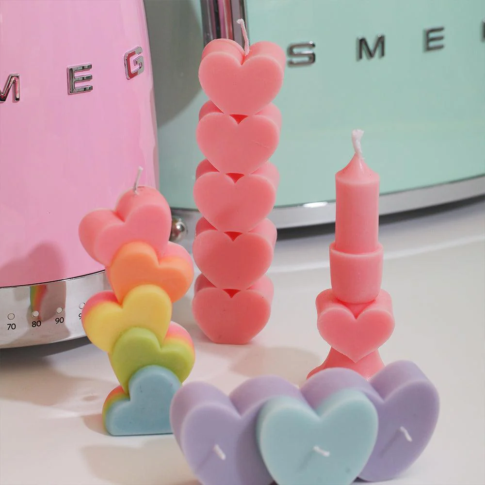 Heart Shape Candle Silicone Mold Collection - Image 4