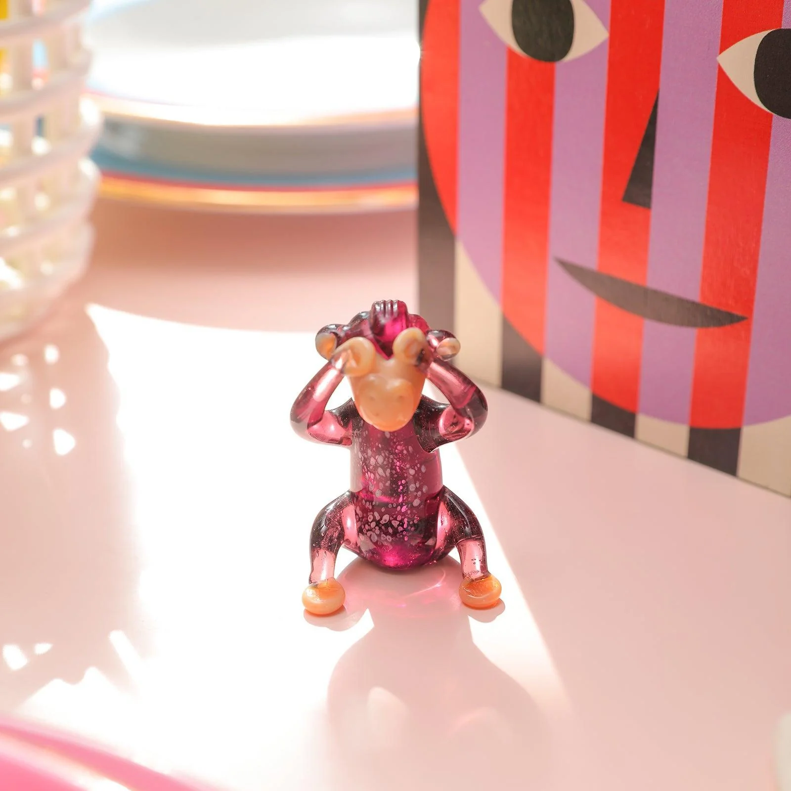 Monkey Glass Ornament - Image 7