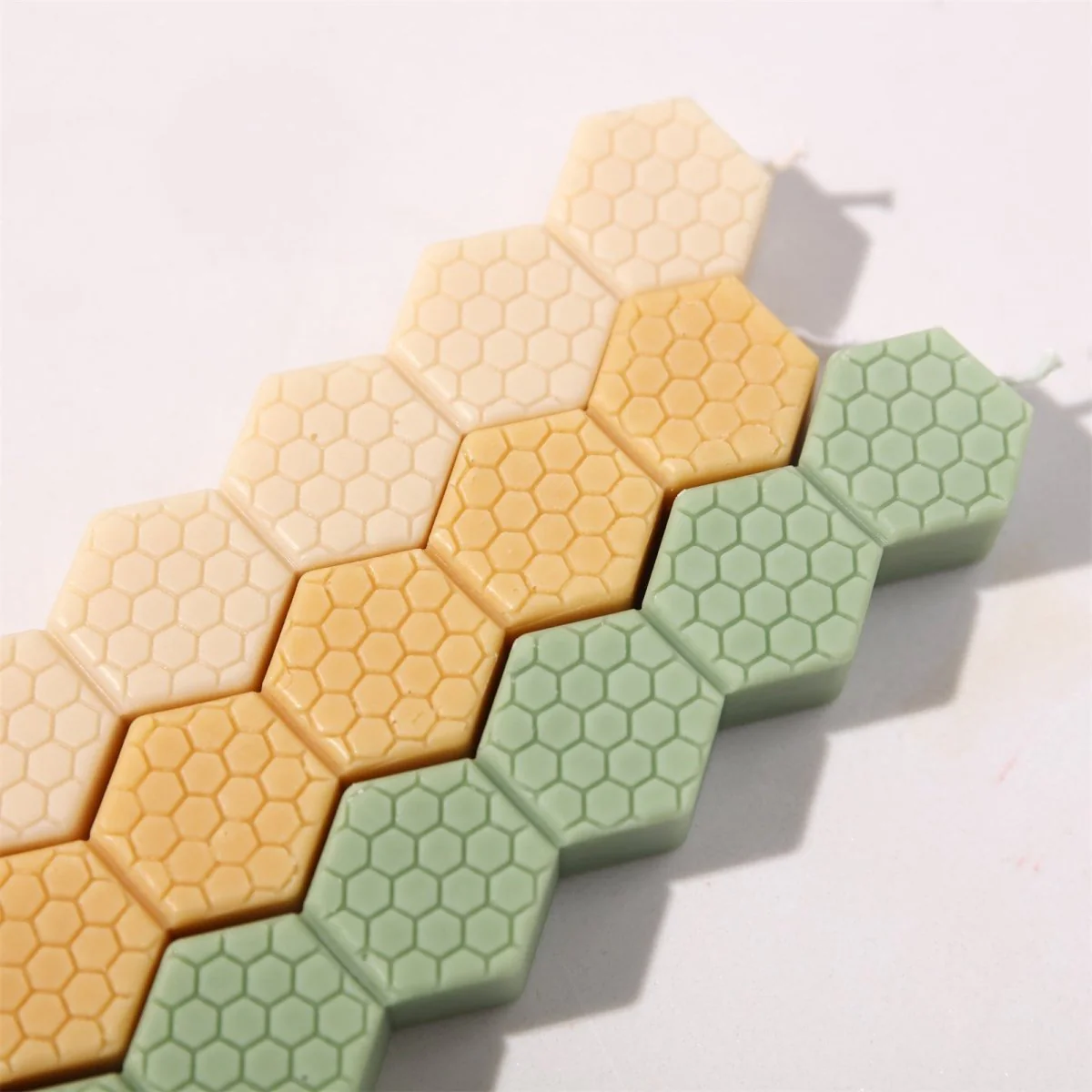 Honeycomb Ladder Taper Candle Silicone Mold - Image 4