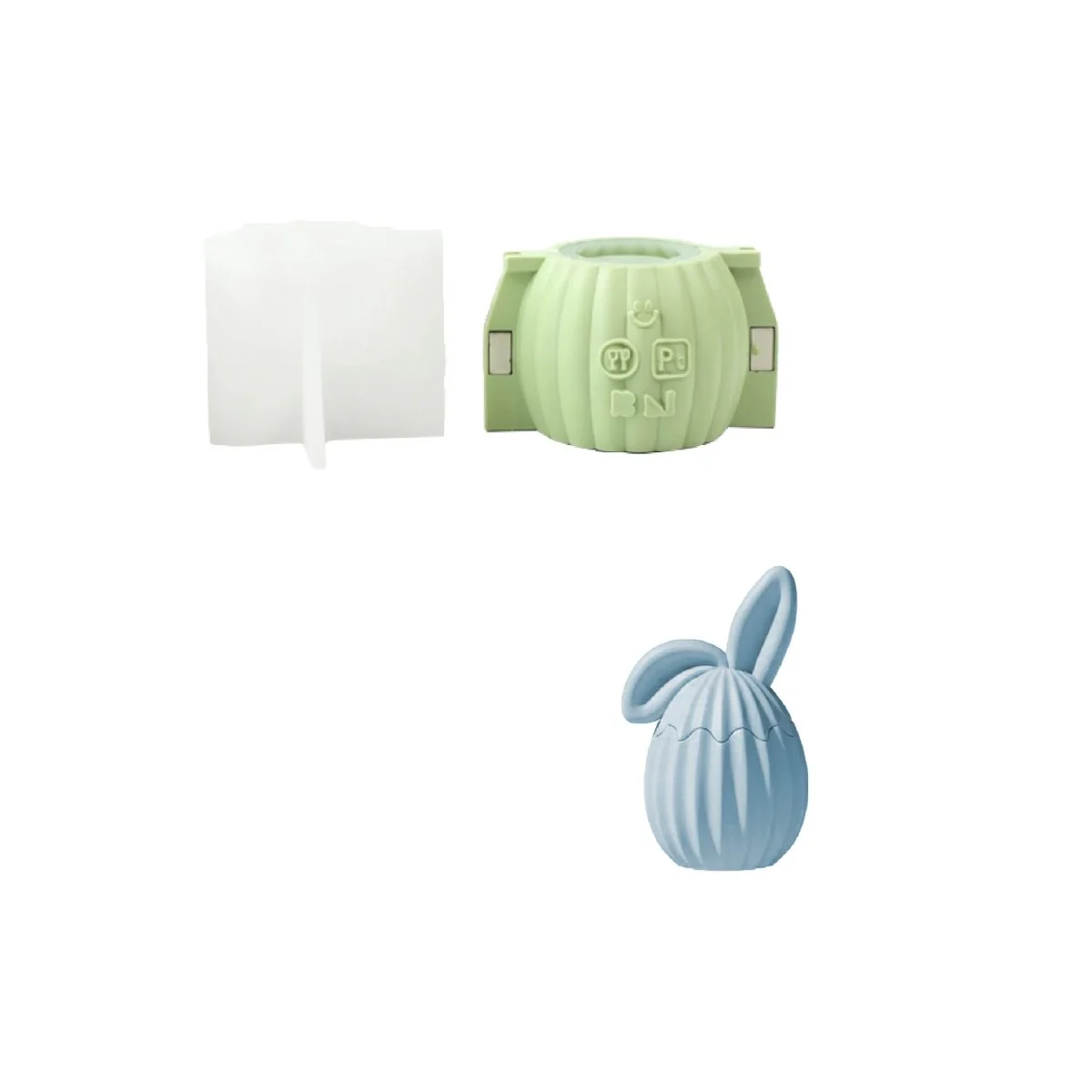 Hop Into Ribbed Easter Eggs Candle Jar Silicone Mold Collection - Image 12