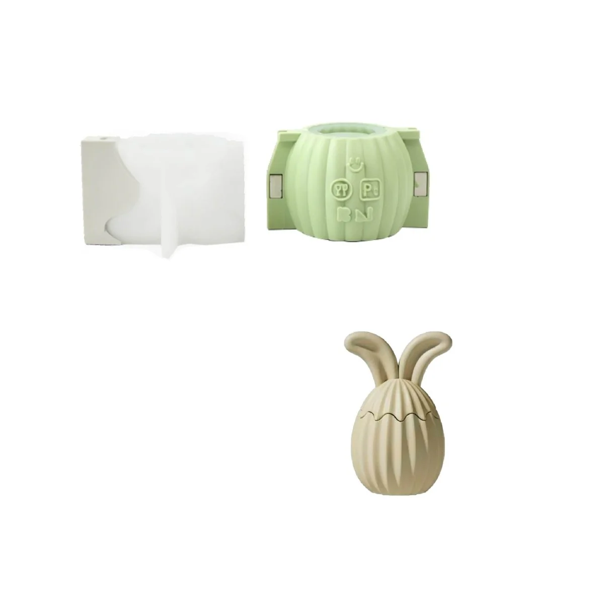 Hop Into Ribbed Easter Eggs Candle Jar Silicone Mold Collection - Image 13