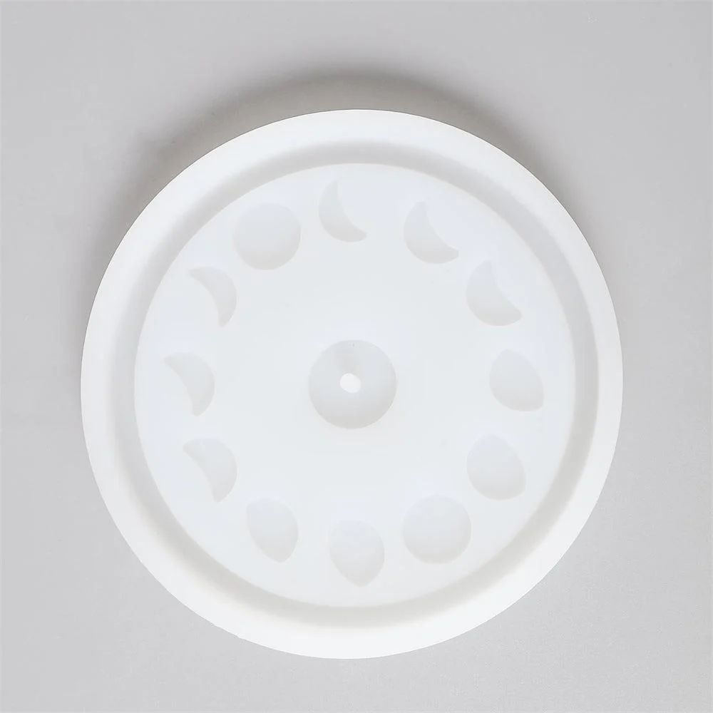 Sun and Moon Concrete Incense Holder Silicone Mold - Image 7