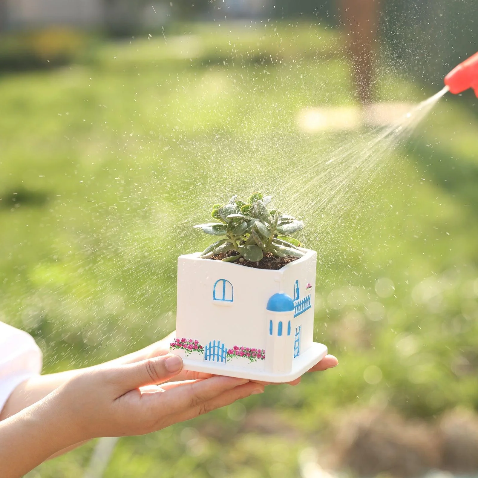 Aegean Santorini House Plant Pot Silicone Mold - Image 5