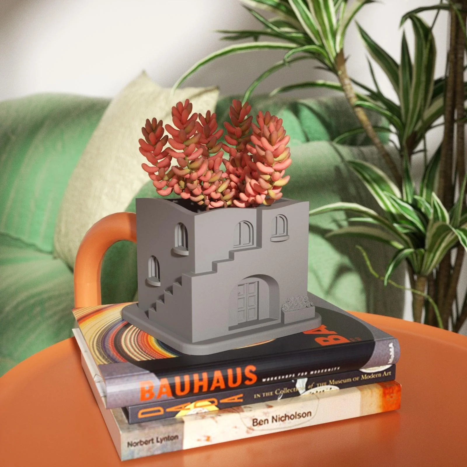 Aegean Santorini House Plant Pot Silicone Mold - Image 6