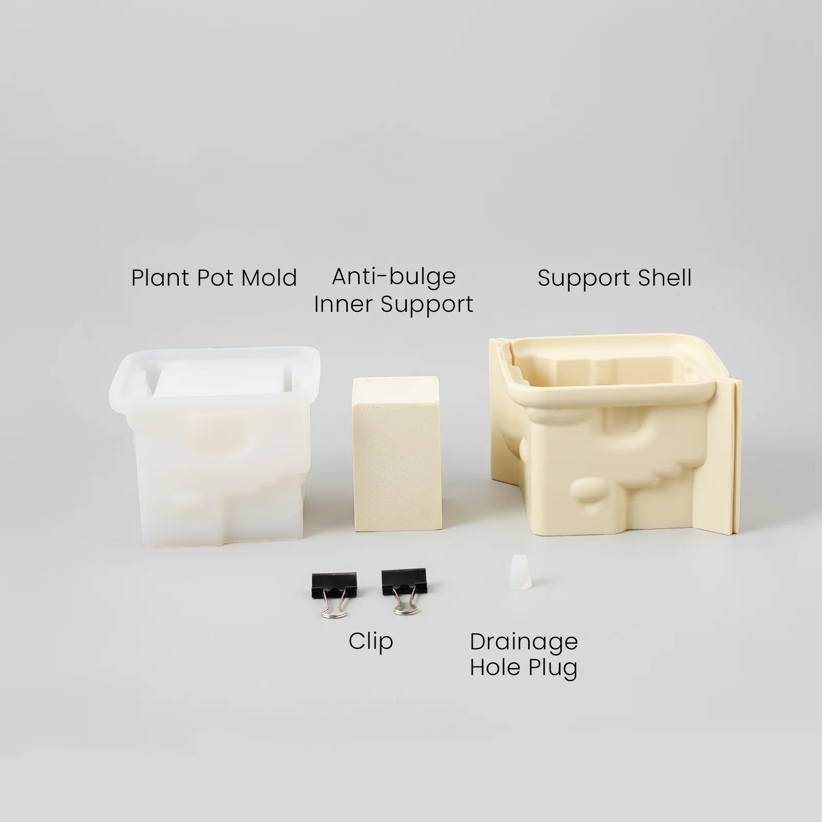 Aegean Santorini House Plant Pot Silicone Mold - Image 9