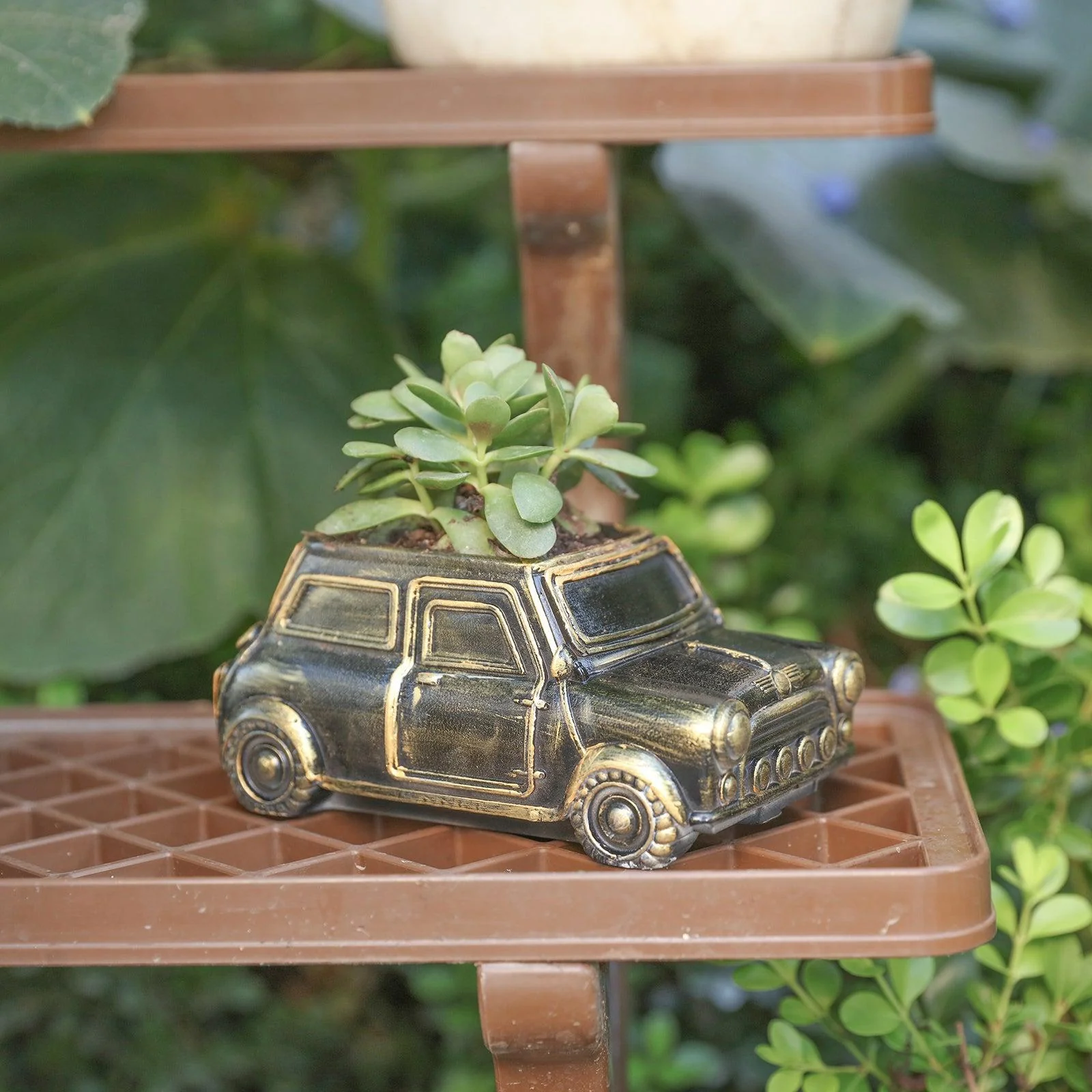 Retro-styled Car-Shaped Plant Pot Silicone Mold - Image 5