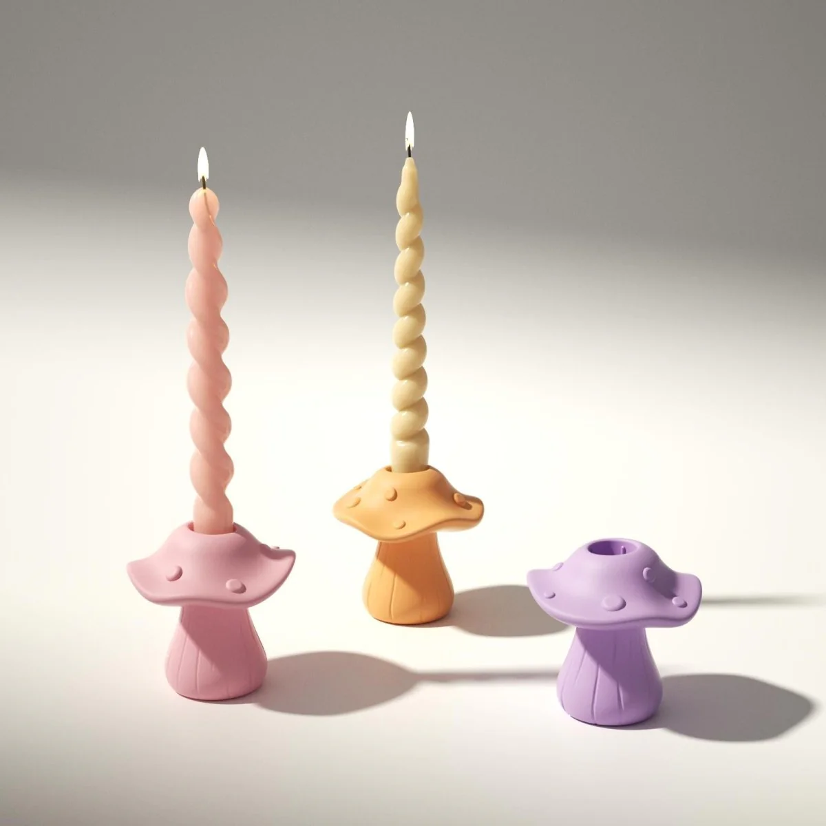 Mushroom Muffin Candle Holder Silicone Mold - Image 8