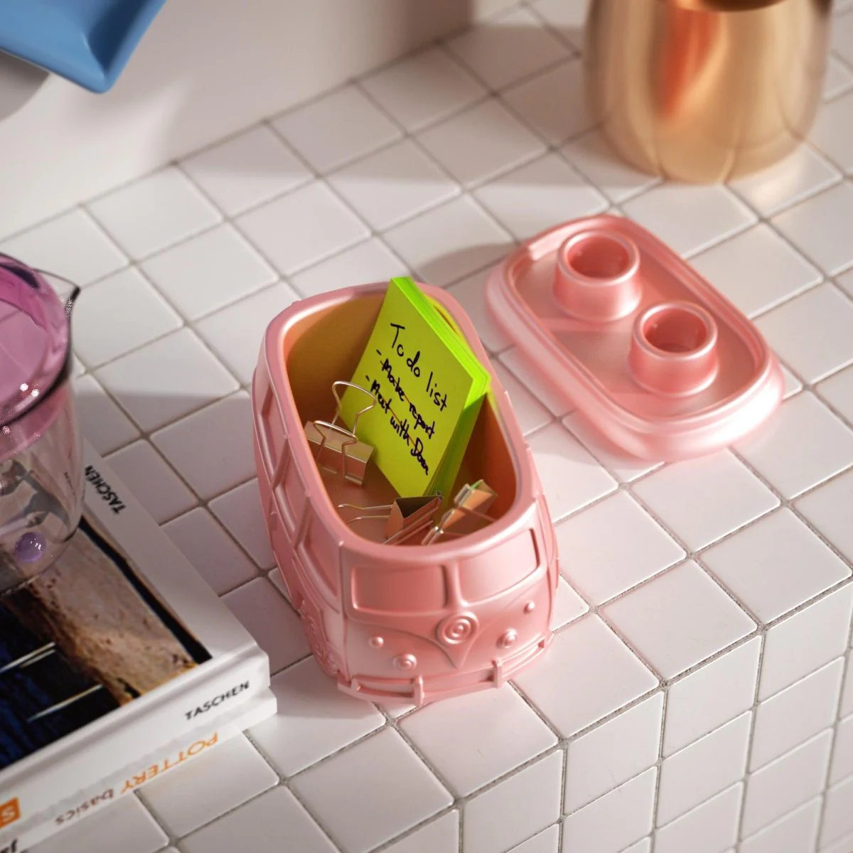 Kombi Vintage Camper Van Multi-Functional Candle Holder & Jar Silicone Mold - Image 7