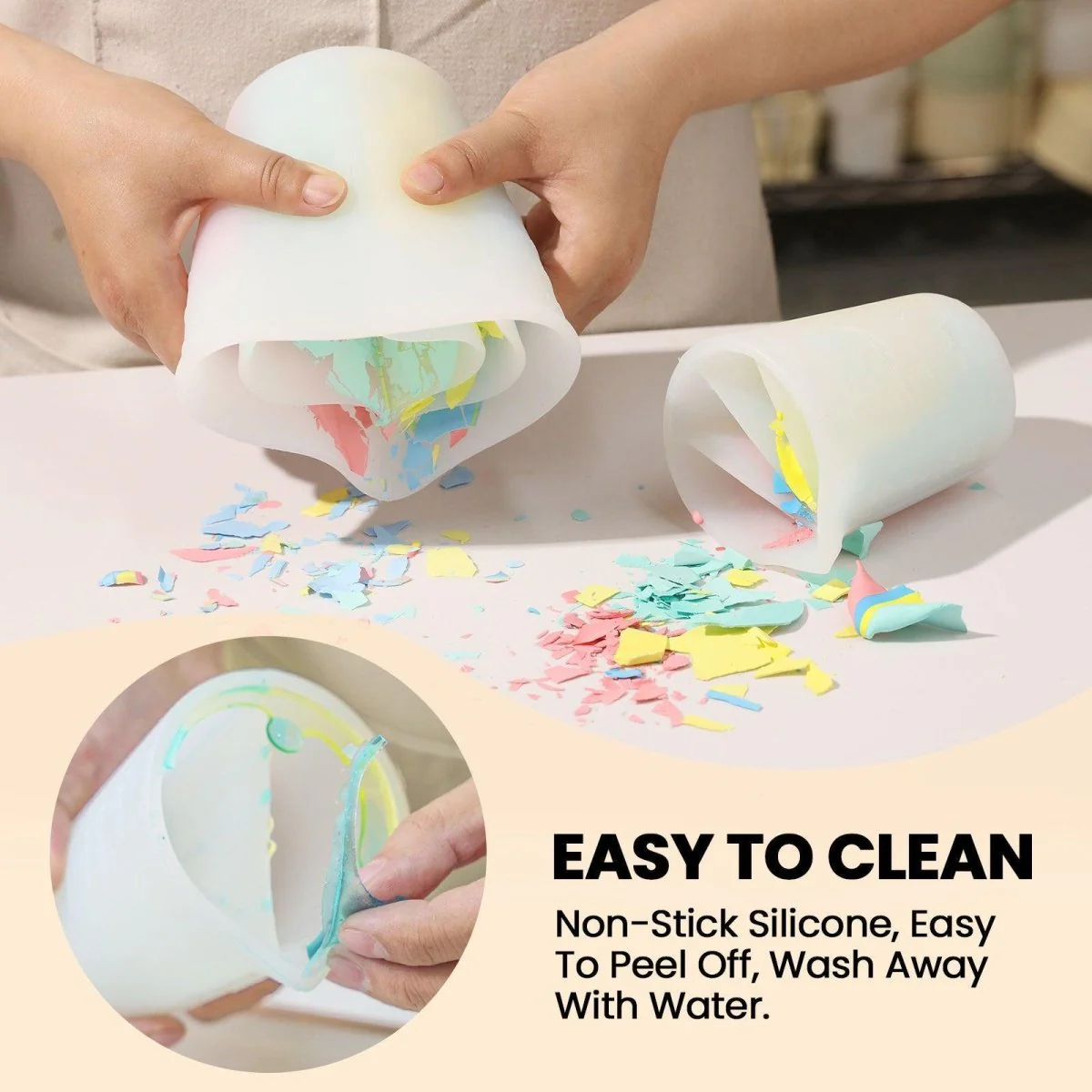 Quad-Channel Silicone Non-Stick Split Pouring Cup - Image 5