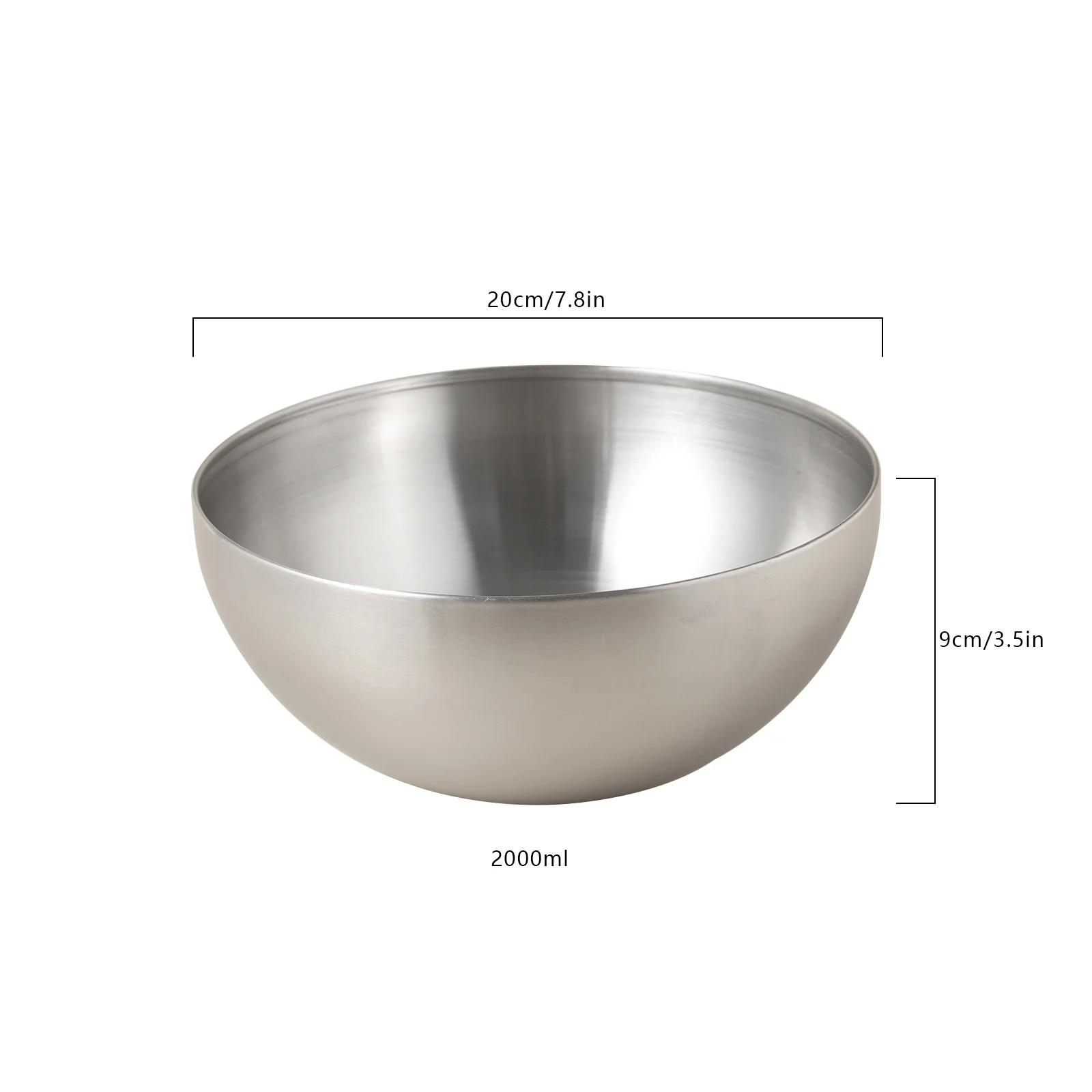 Large Stainless Steel Bowl - Image 6