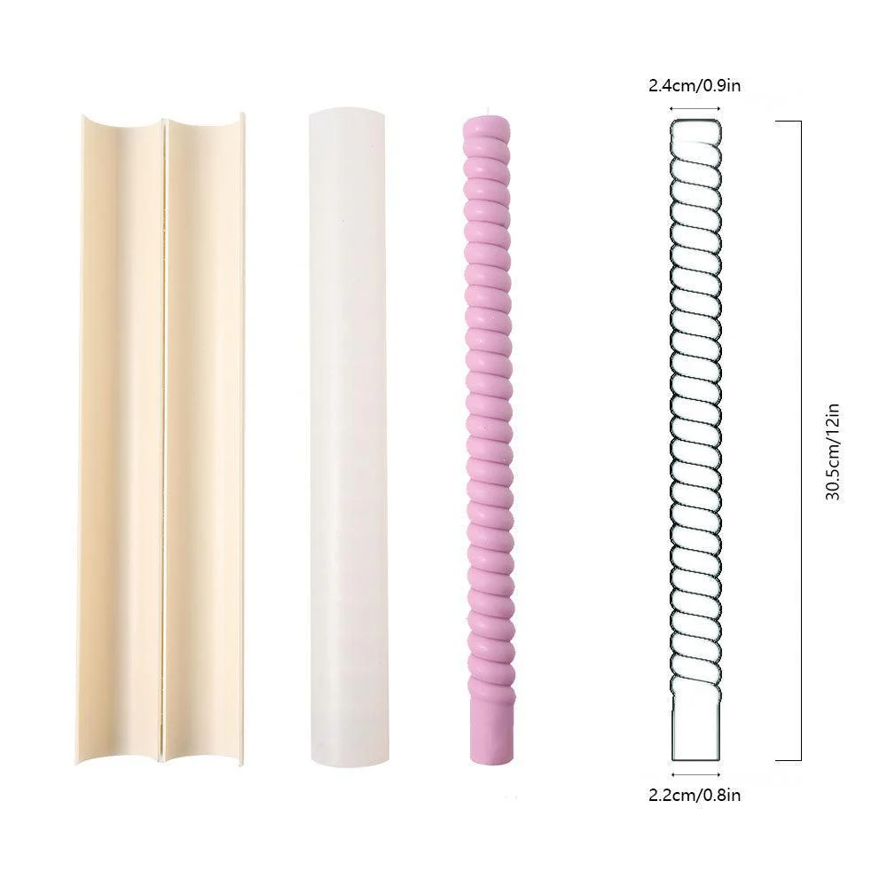 Long Taper Candle Silicone Mold - Image 8