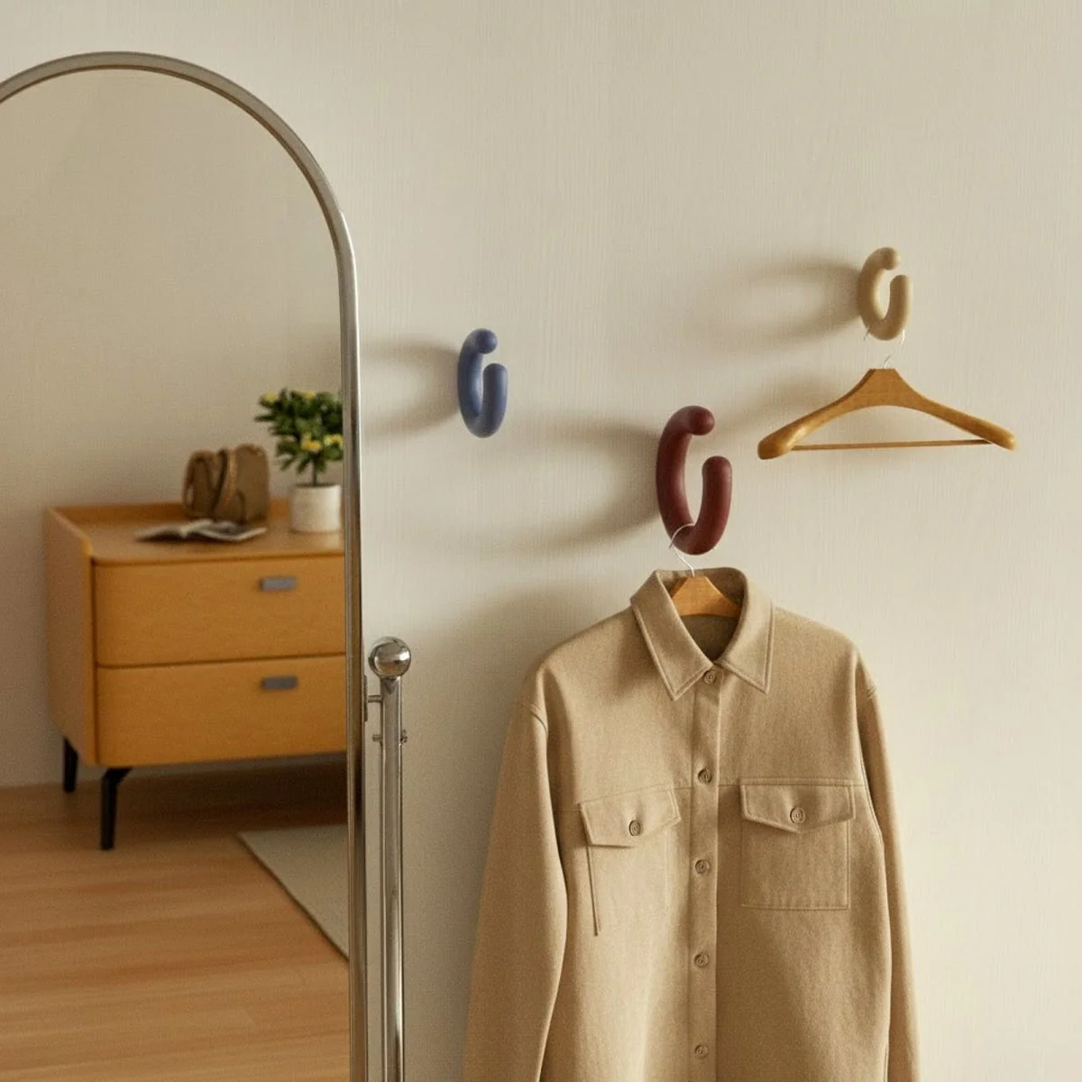 Loop & Arc Wall Cloth Coat Hook Silicone Mold Collection - Image 3