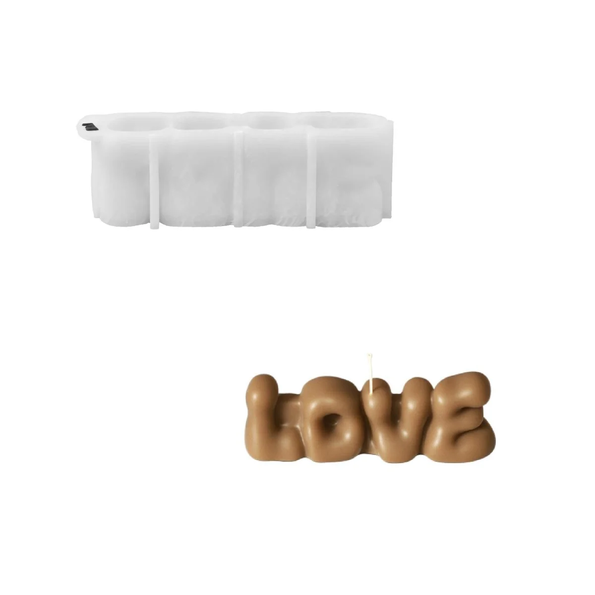 Love Letters Candle Silicone Mold Collection - Image 22