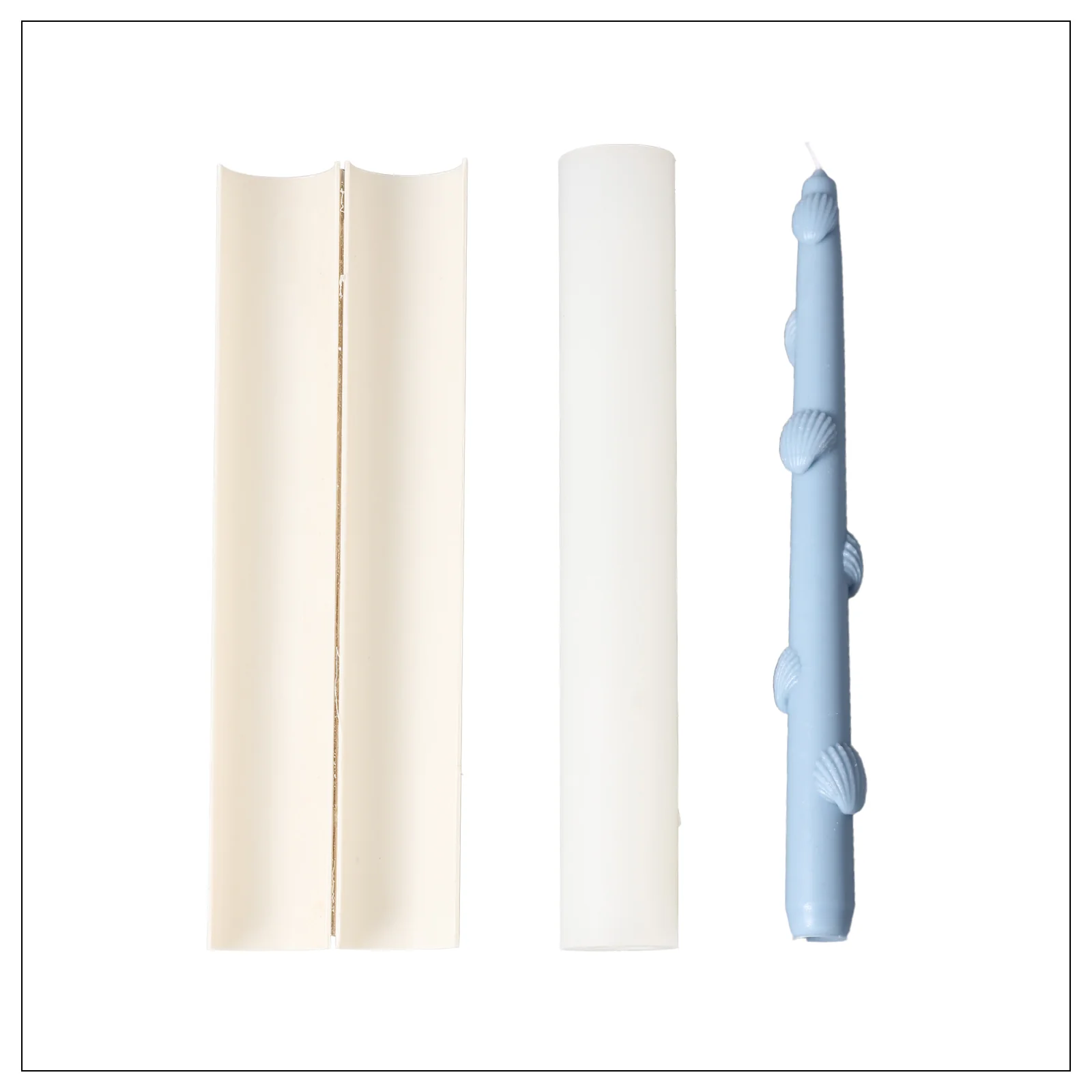 Marine Series Taper Candle Silicone Mold Collection - Image 11