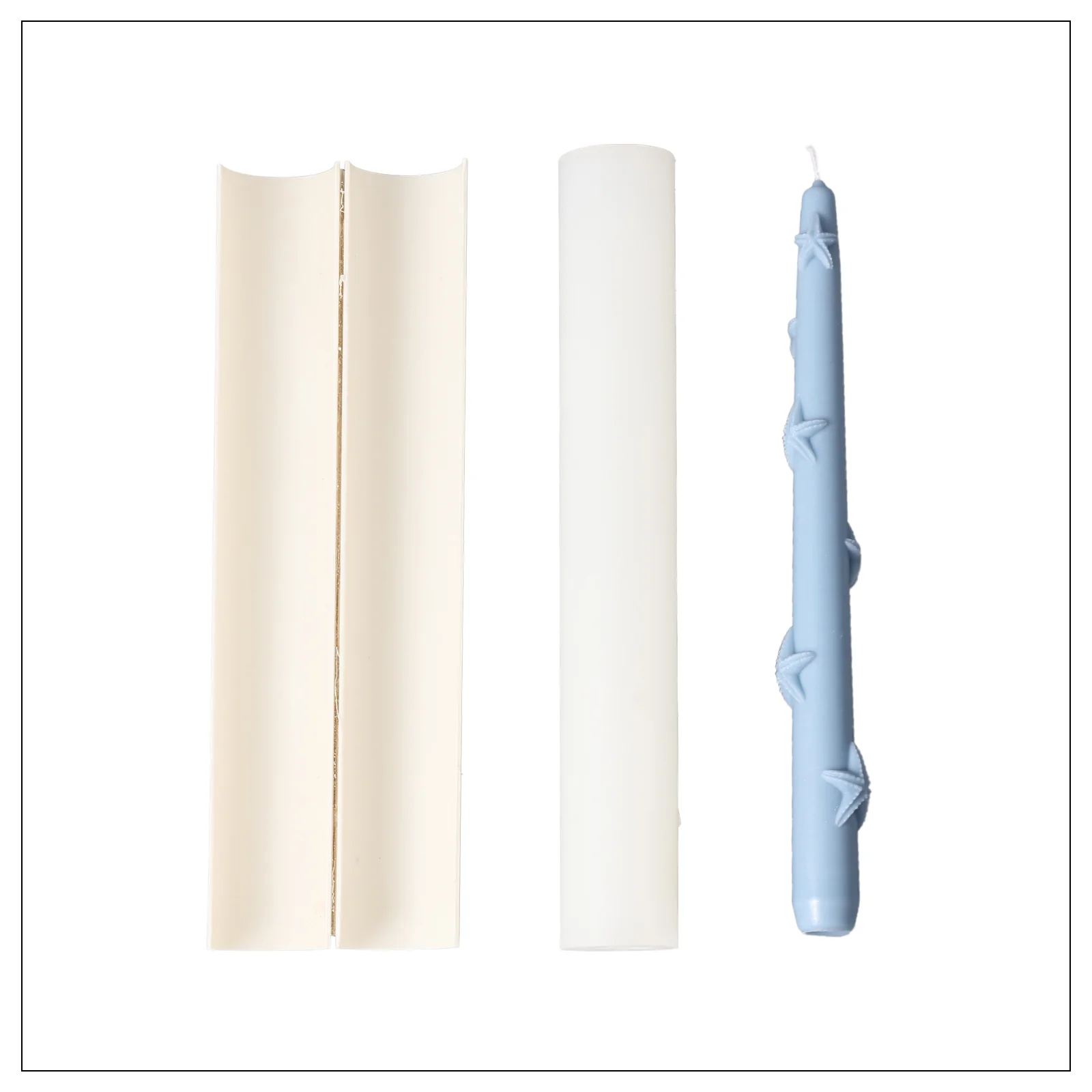Marine Series Taper Candle Silicone Mold Collection - Image 14