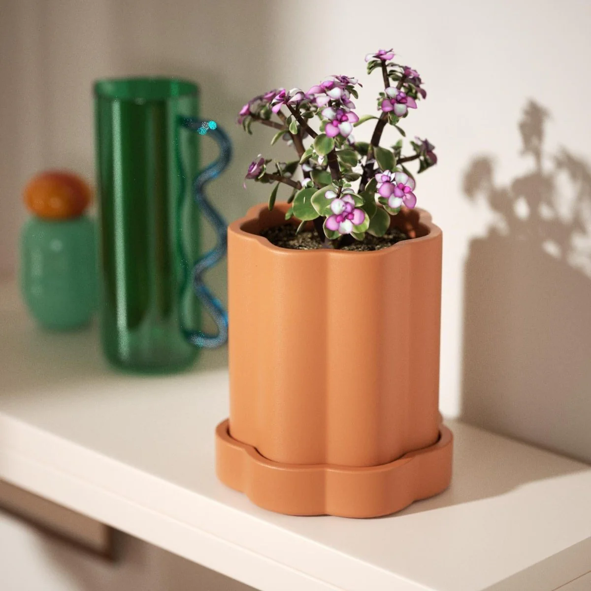 Max Floral Column Plant Pot Silicone Mold - Image 4