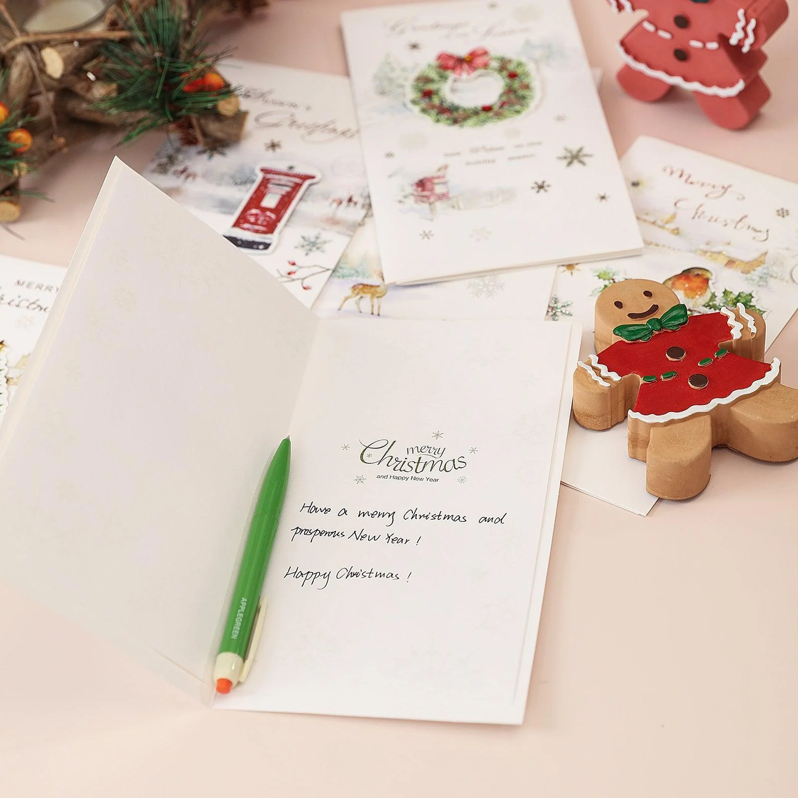 Merry Christmas Greeting Card 6 Pack â… - Image 5