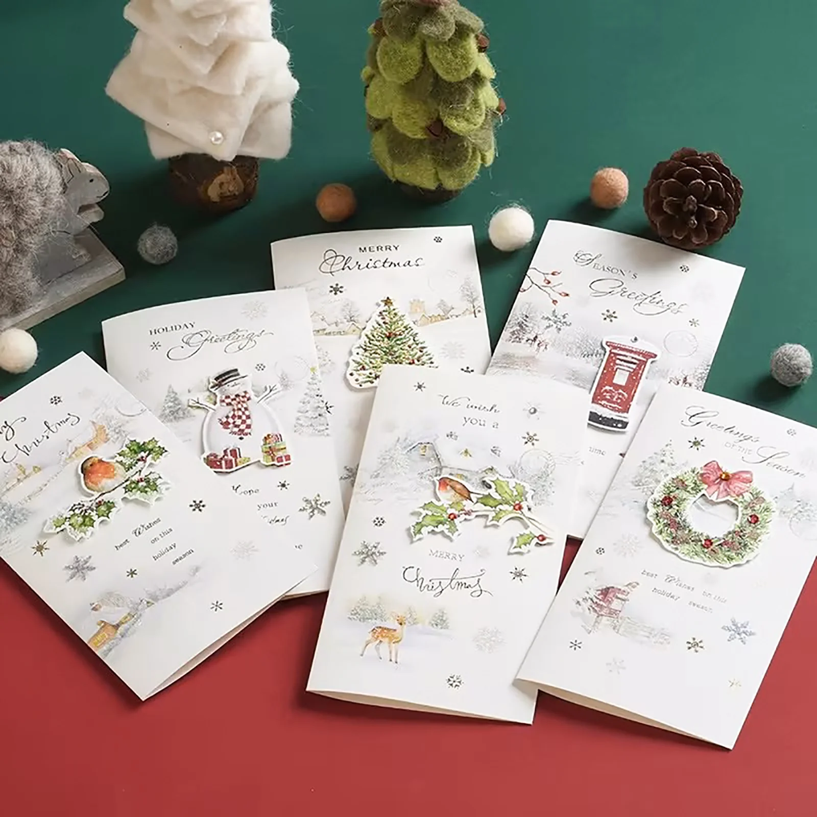Merry Christmas Greeting Card 6 Pack â… - Image 6
