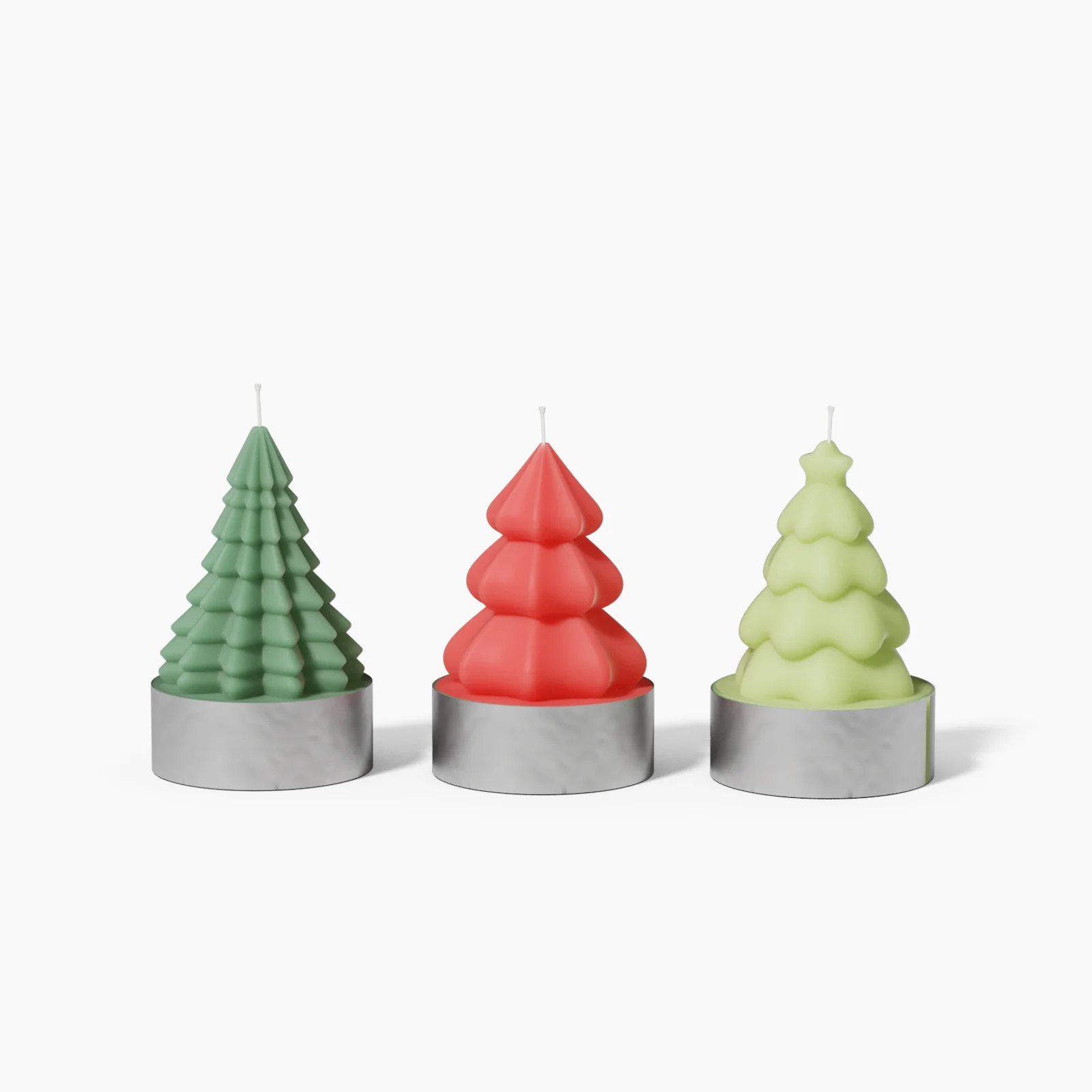 Mini Christmas Tree Candle Mold