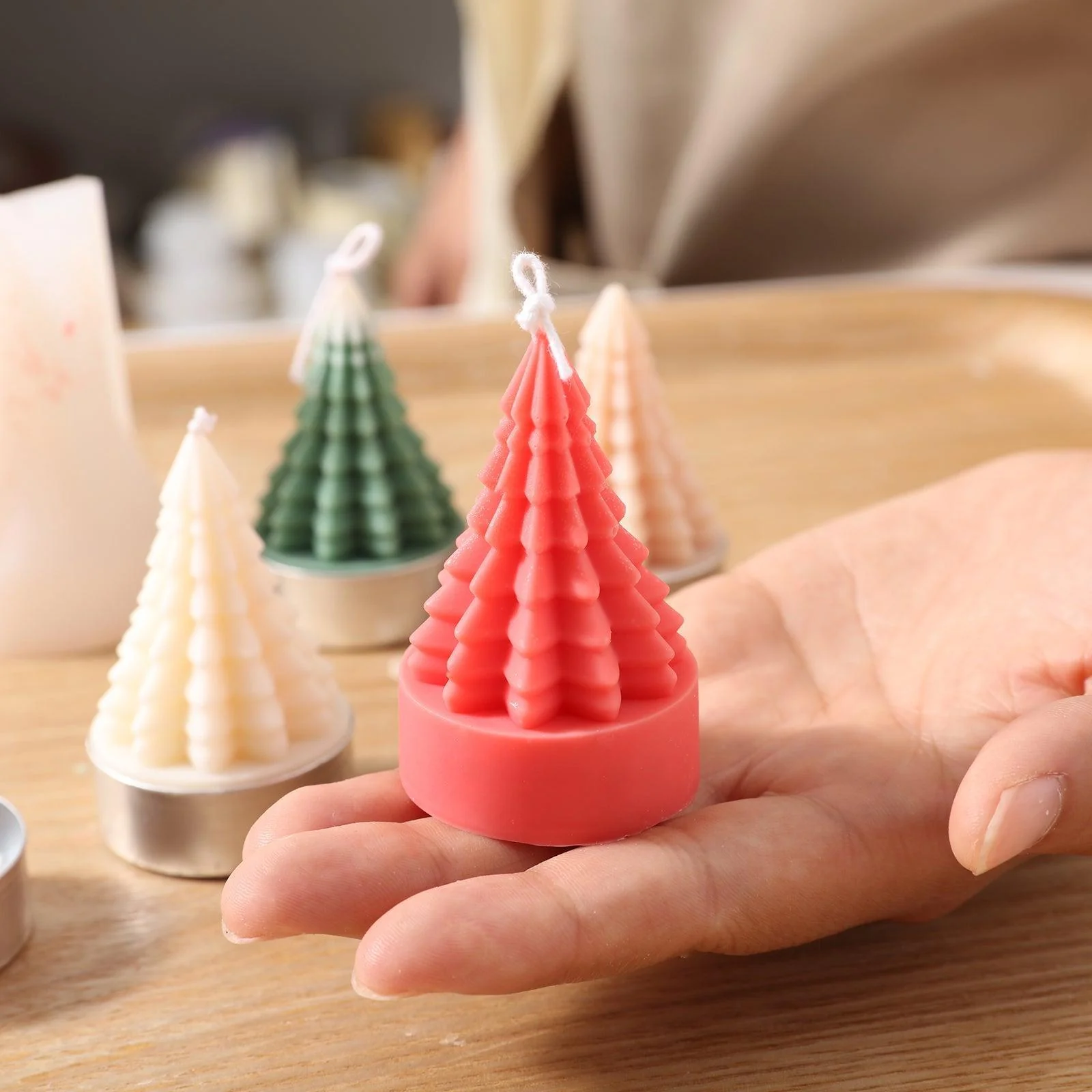 Mini Christmas Tree Candle Mold - Image 3