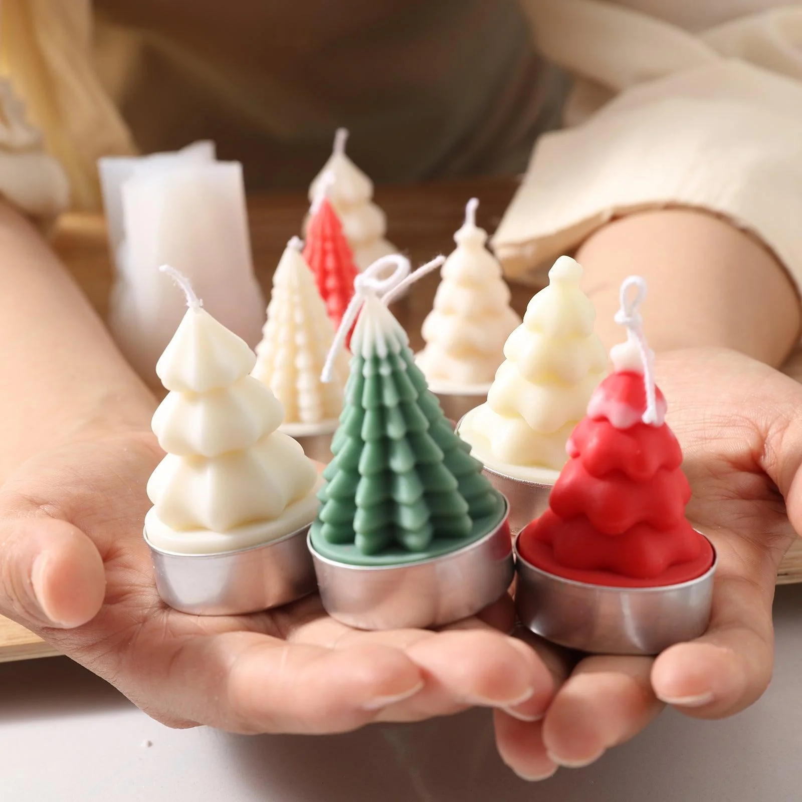 Mini Christmas Tree Candle Mold - Image 6