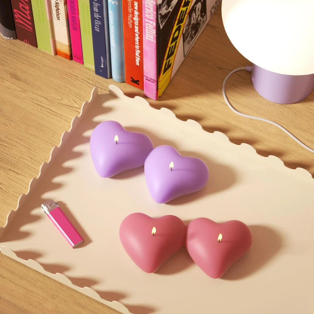 Heart-to-Heart Mini Candle Silicone Mold - Image 9