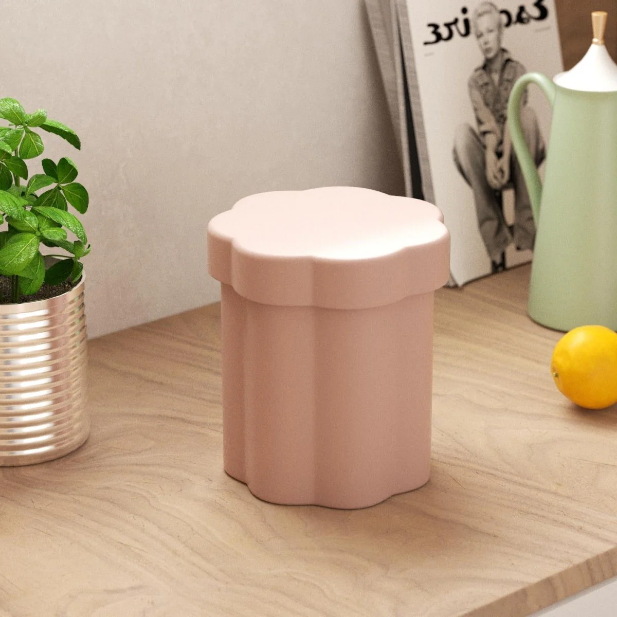 Max Floral Column Storage Jar Silicone Mold - Image 5
