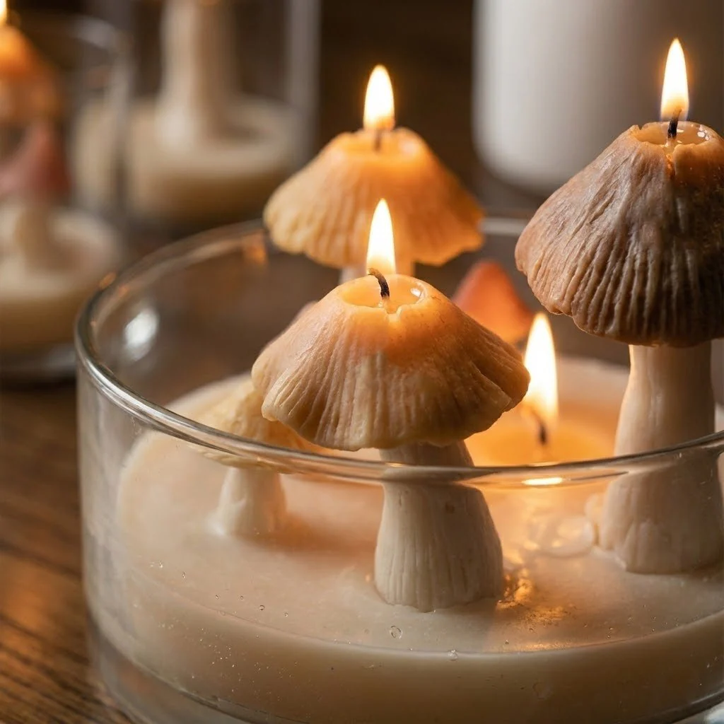 Mini Mushroom Forest Container Candle Silicone Mold Collection - Image 10