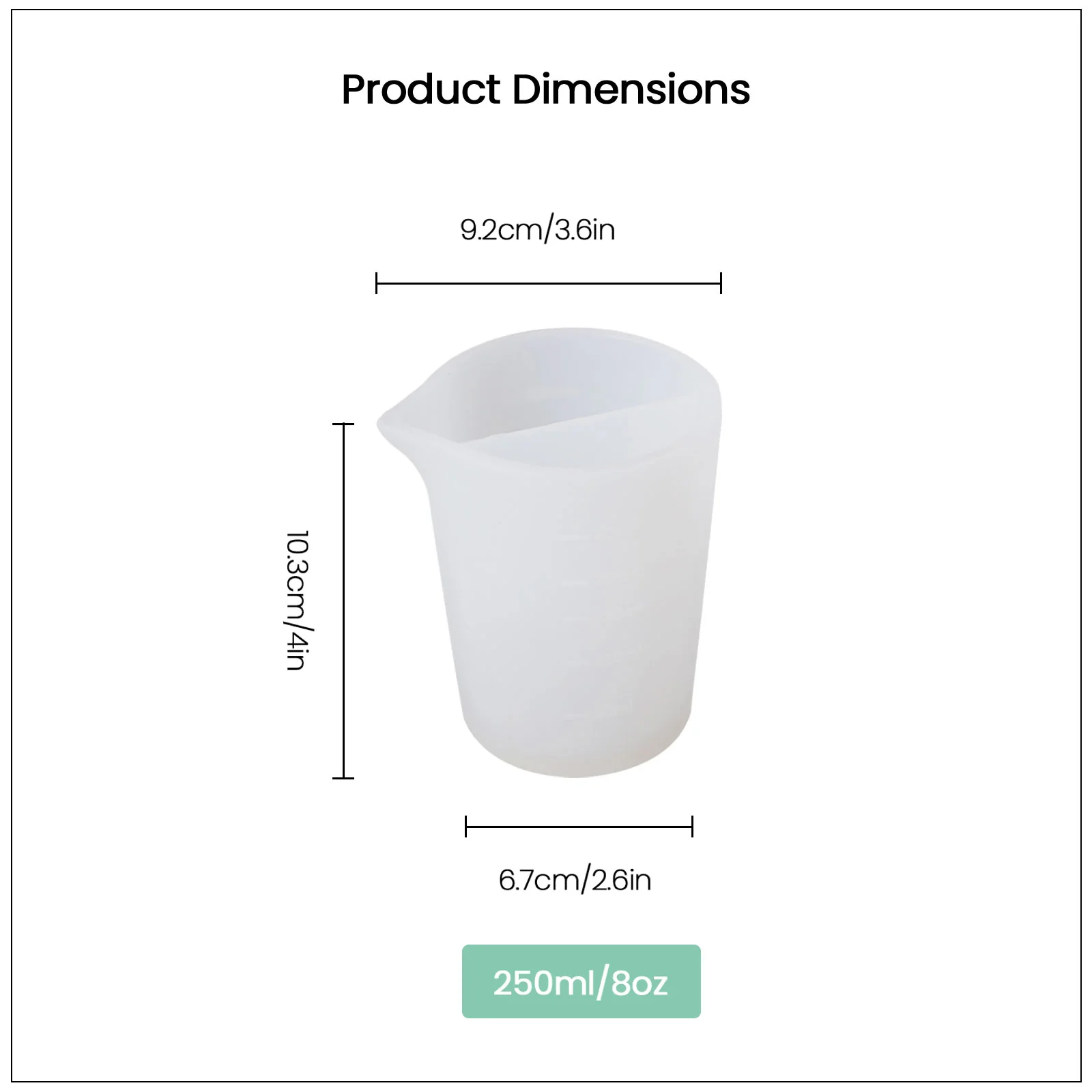 Dual-Channel Silicone Non-Stick Split Pouring Cup - Image 8