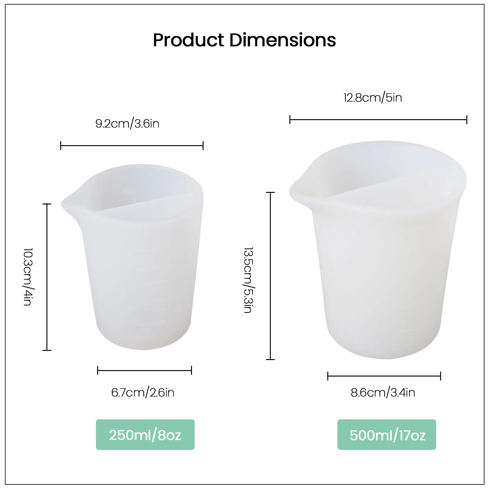 Dual-Channel Silicone Non-Stick Split Pouring Cup - Image 9