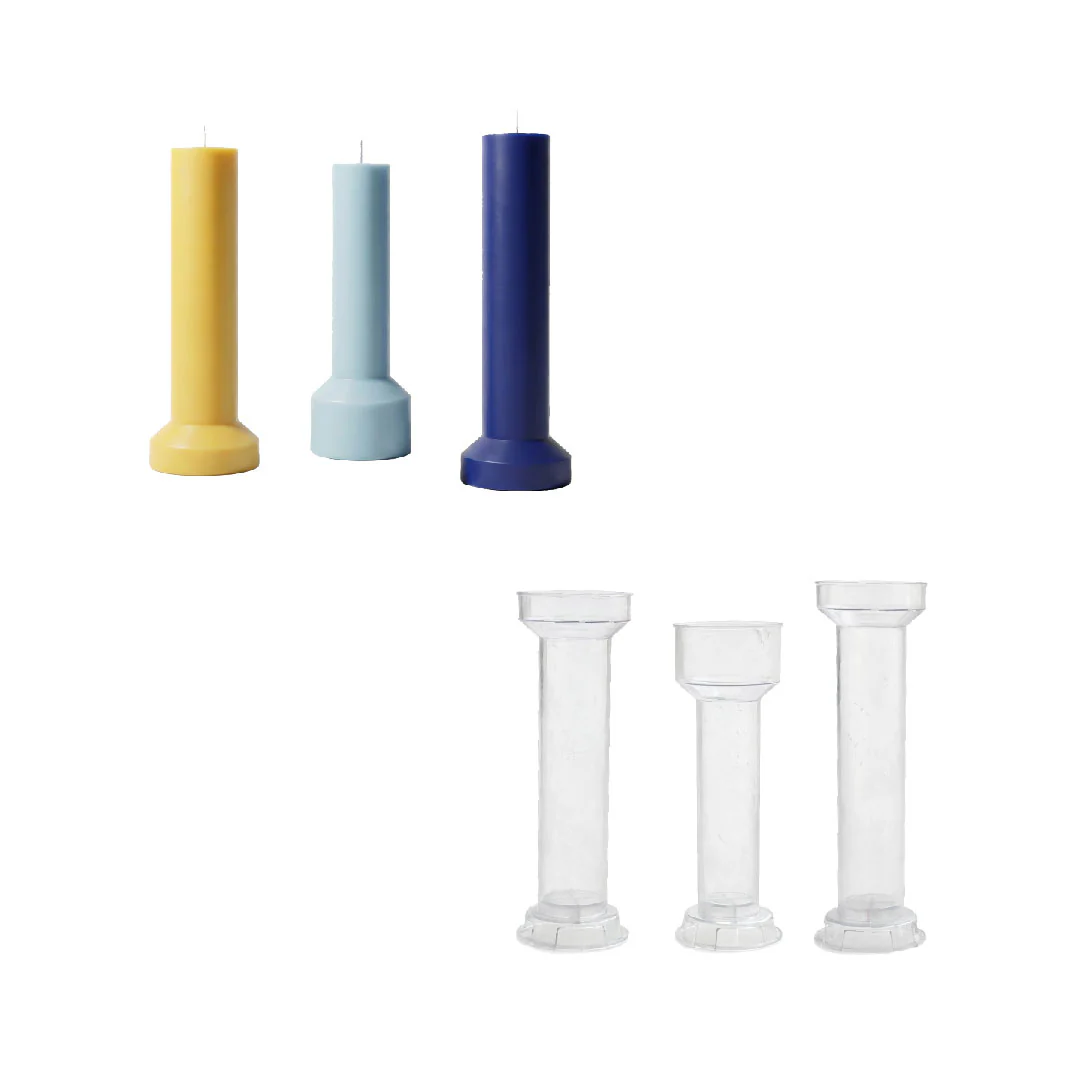 Modern Acrylic Pillar Candle Mold Set - Image 10
