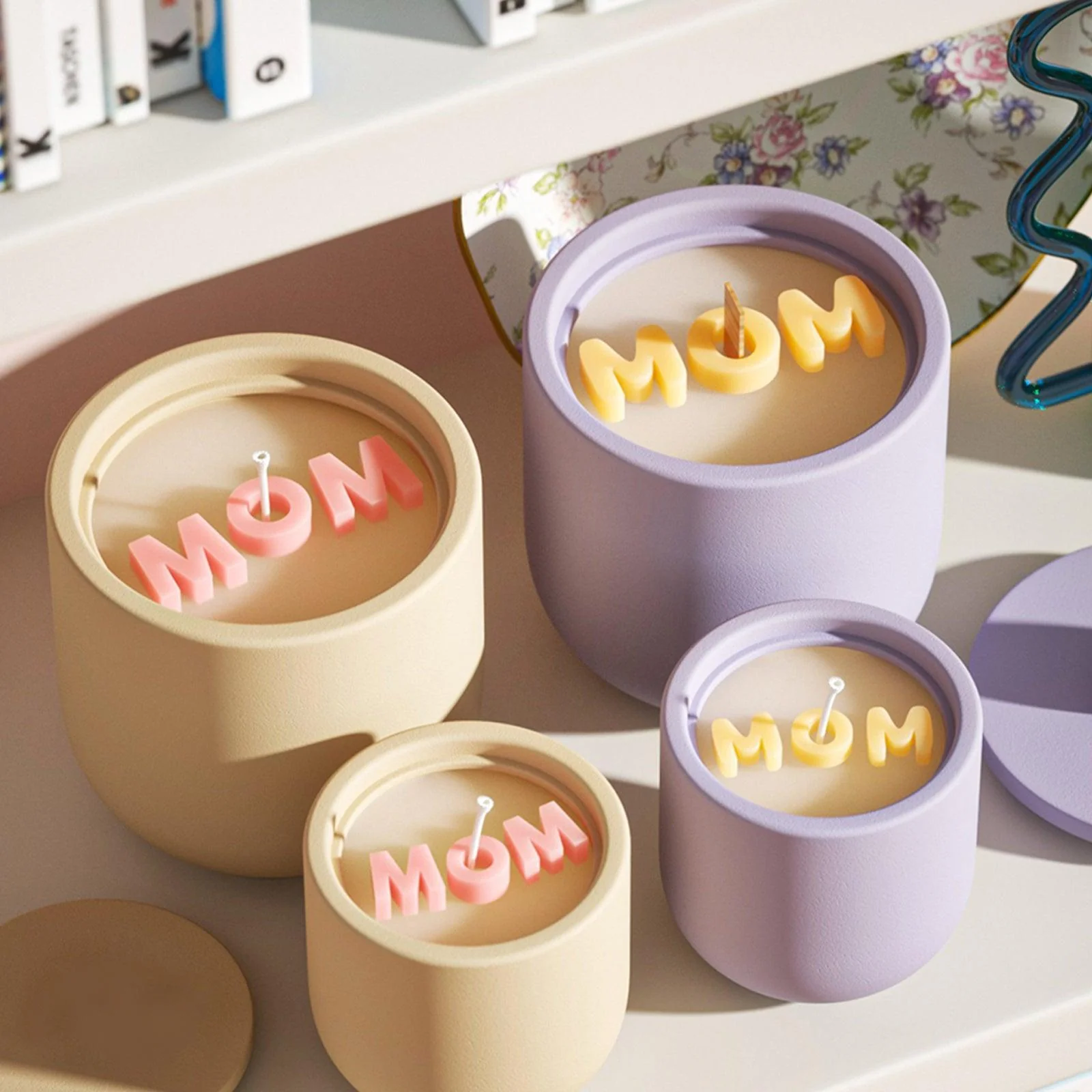 MOM Shaped Letter Candle Silicone Mold -Ⅰ - Image 7