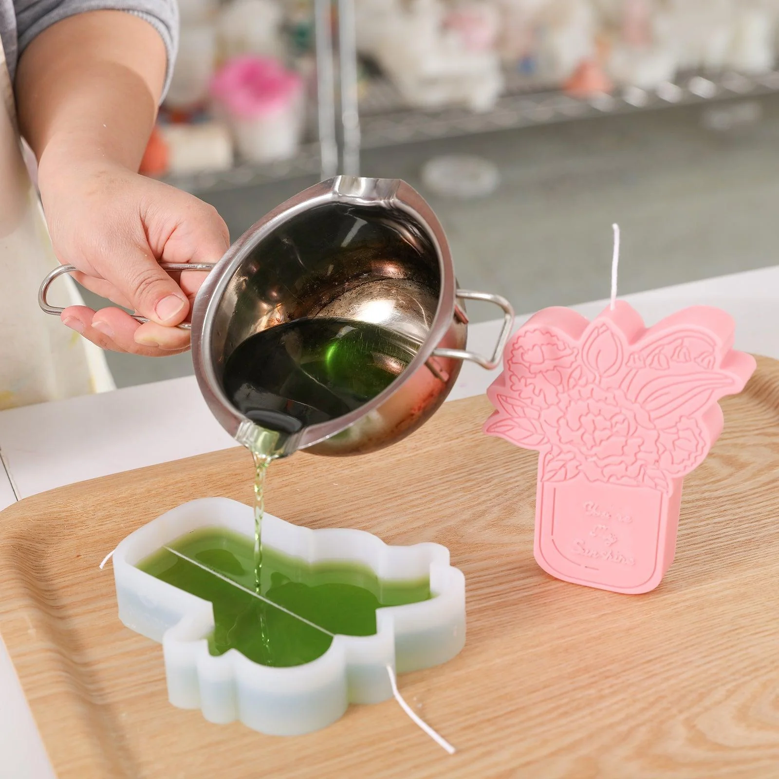Mother's Day Vase Shaped Candle Mold -Ⅰ - Image 2