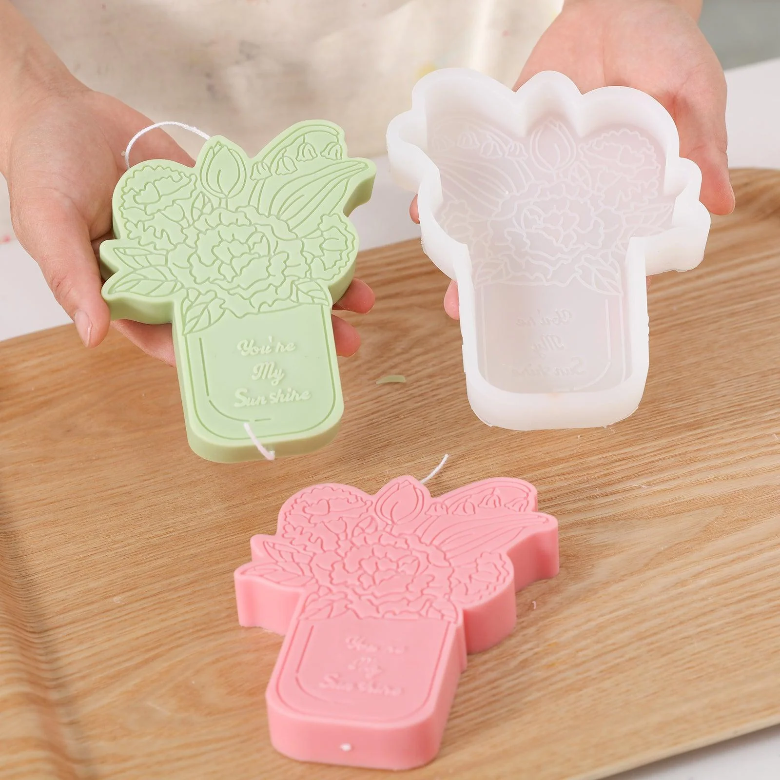 Mother's Day Vase Shaped Candle Mold -Ⅰ - Image 4