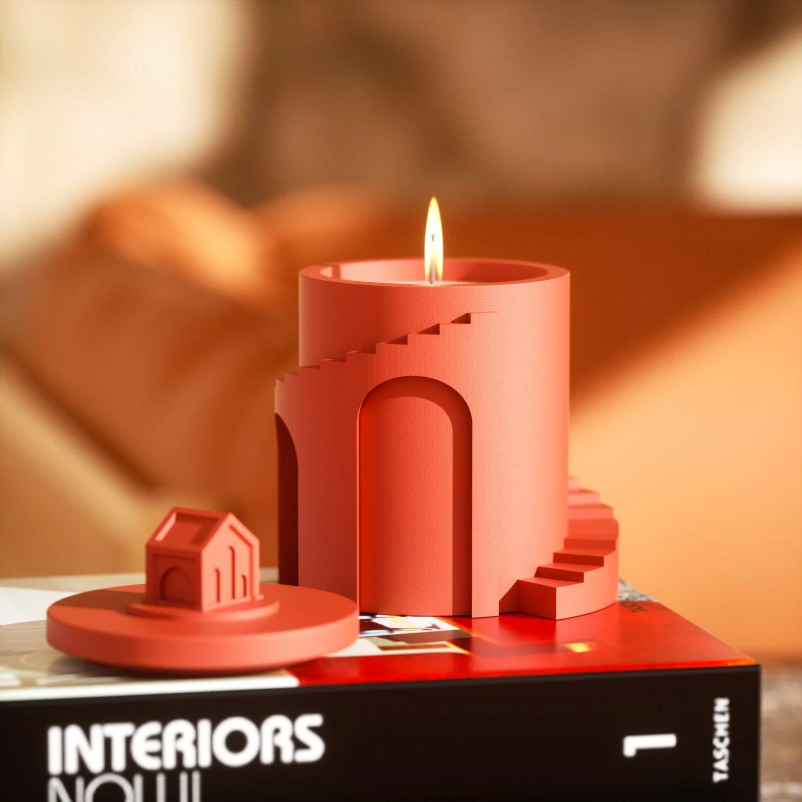 Architectural Style Candle Jar Silicone Mold - Image 4