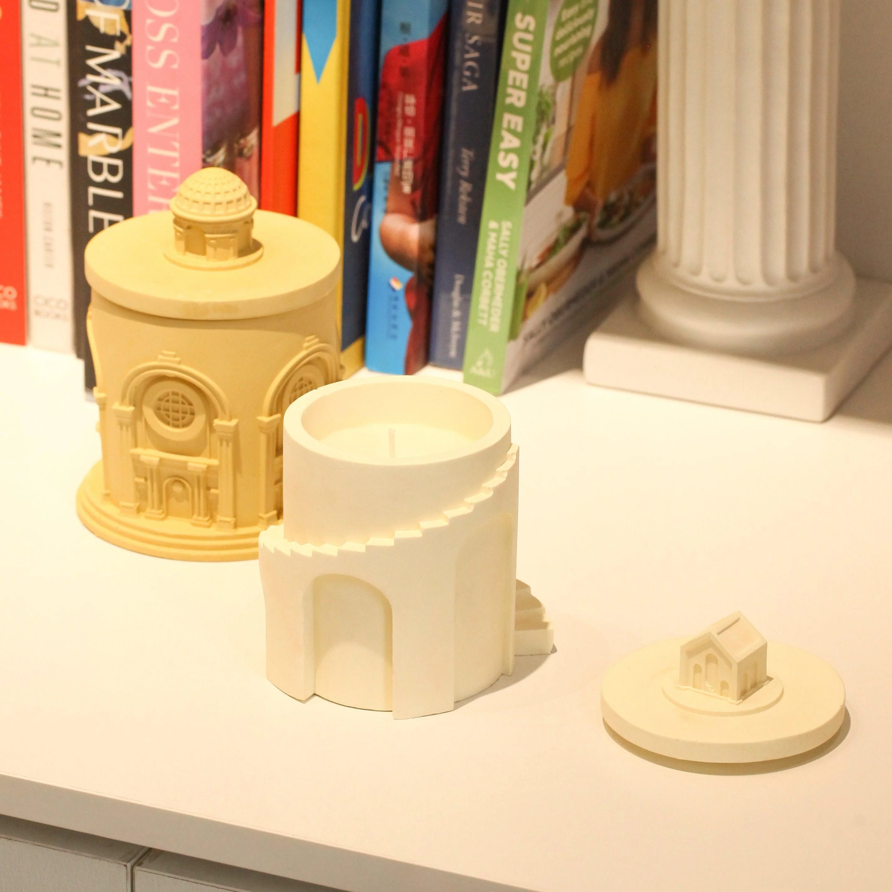 Architectural Style Candle Jar Silicone Mold - Image 5