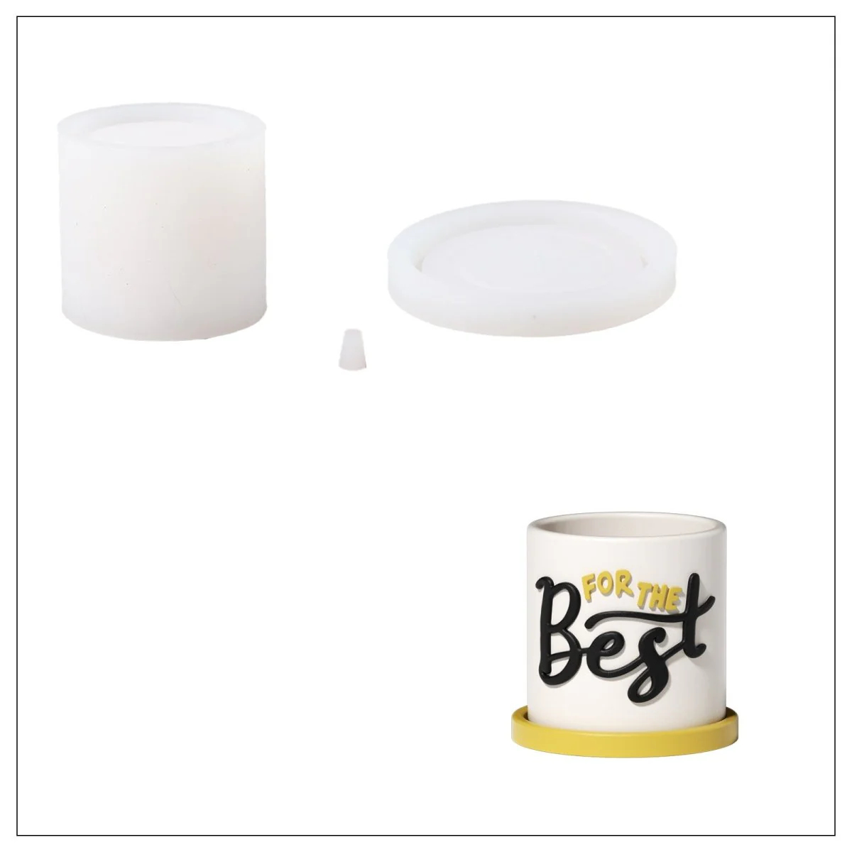 Let Love Grow - Blooming Love for Dad Plant Pot & Tray Silicone Mold Collection - Image 13