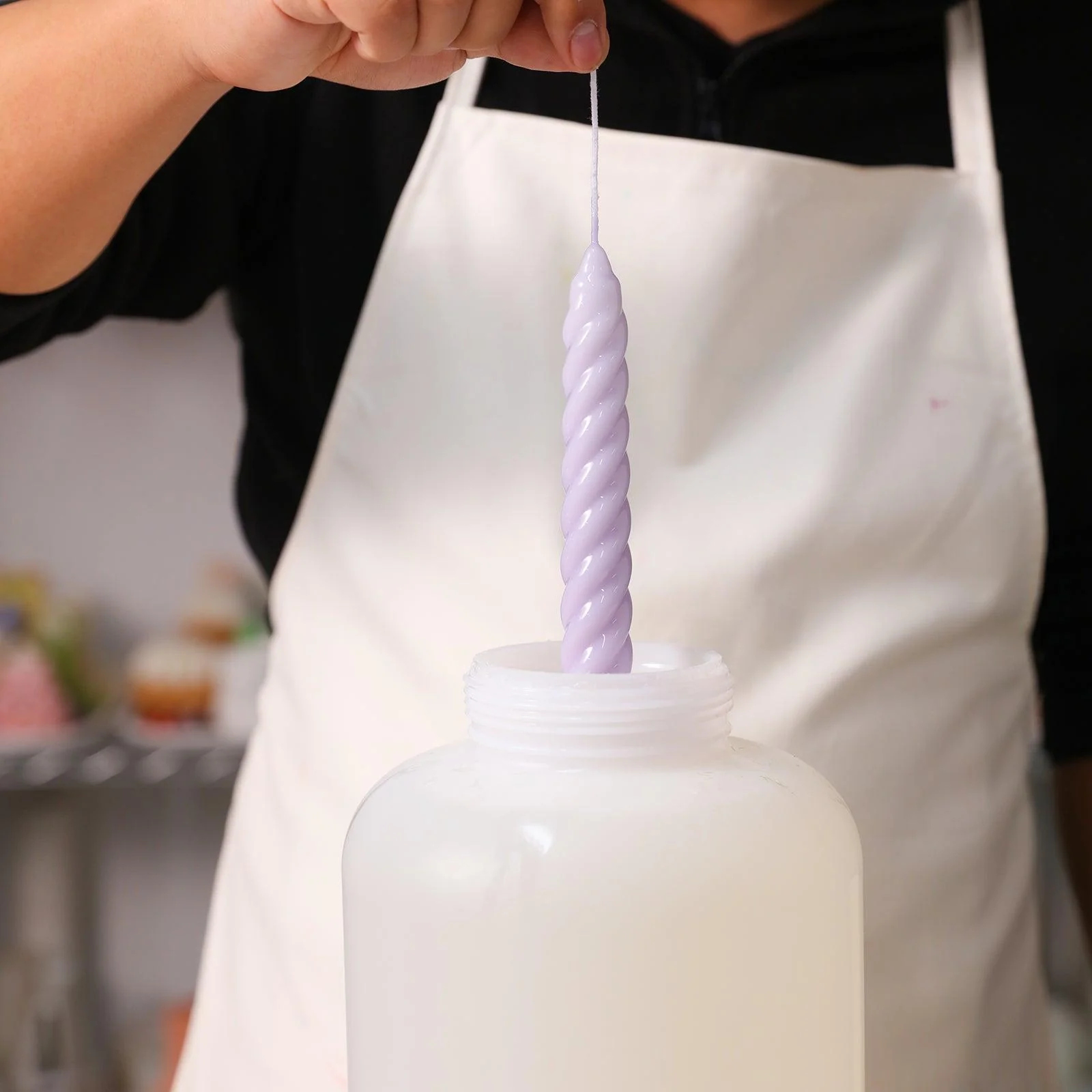 Multi-Braided Shaped Spiral Taper Candle Silicone Mould - Image 2