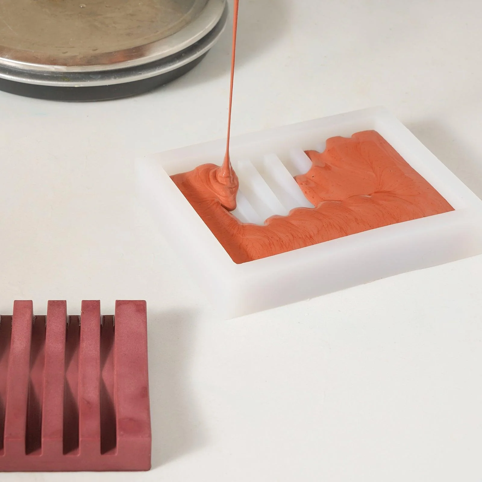Concrete Soap Dish Silicone Mold - Image 3