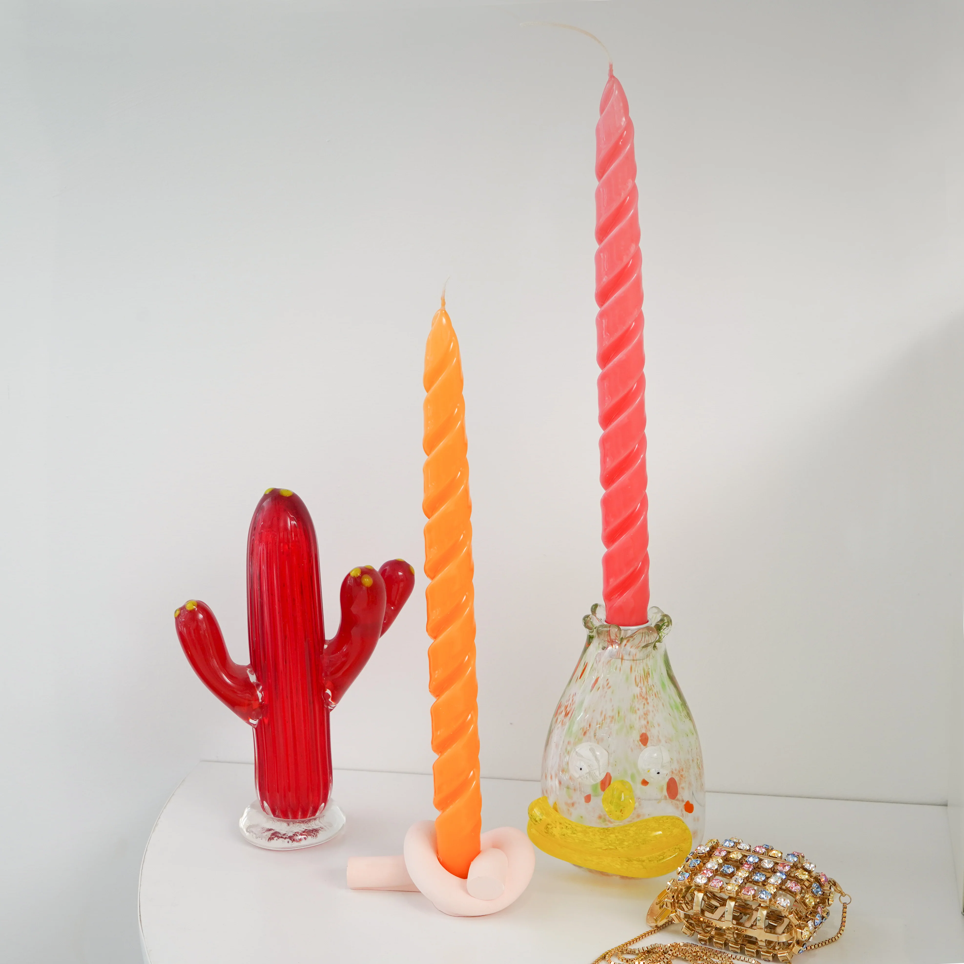 Elegant Spiral Long Taper Candle Silicone Mould - Image 5