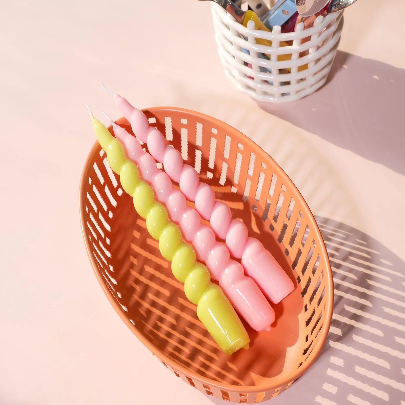 Drill Shaped Spiral Taper Candle Silicone Mould - Image 5