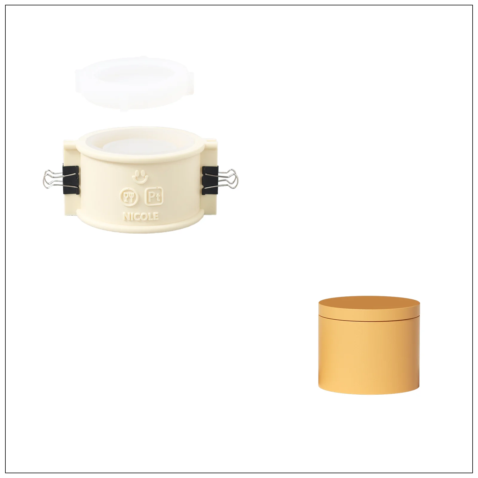Pepper Please Studio × Boowan Nicole ｜ 3.9oz Elegance Candle Jar Silicone Mold & Candle Refill Mold - Image 10